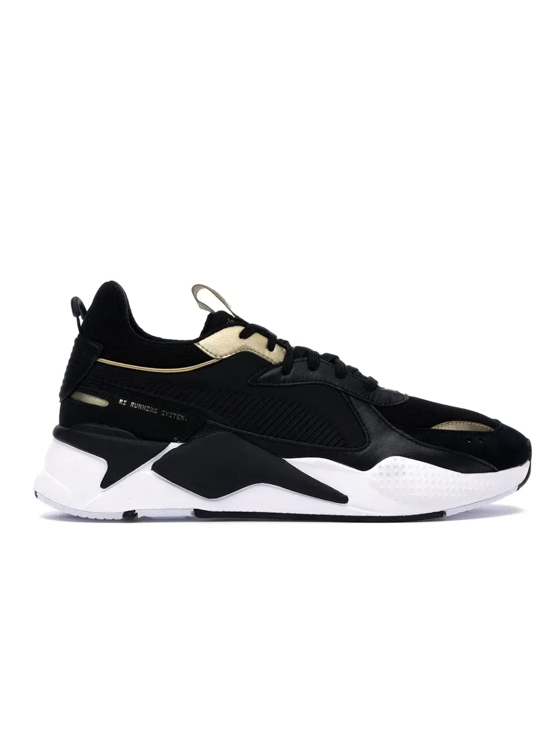 Мужские кроссовки Lifestyle с массивным силуэтом Puma RS-X Puma Black/Gold — изображение 1 из 4