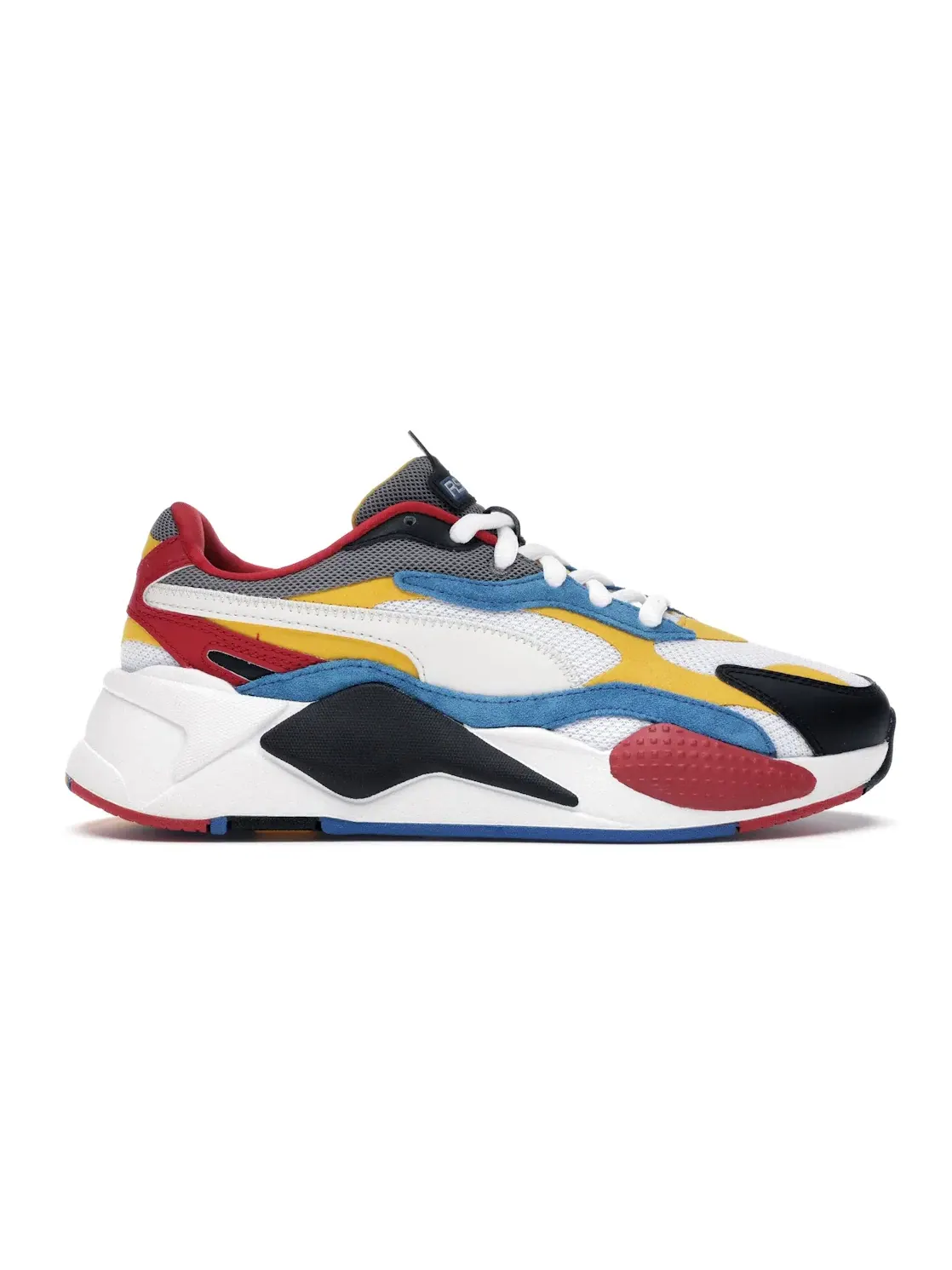 Детские кроссовки Lifestyle RS-X 3 Puma Puma White Spectra Yellow Puma Black — изображение 1 из 4