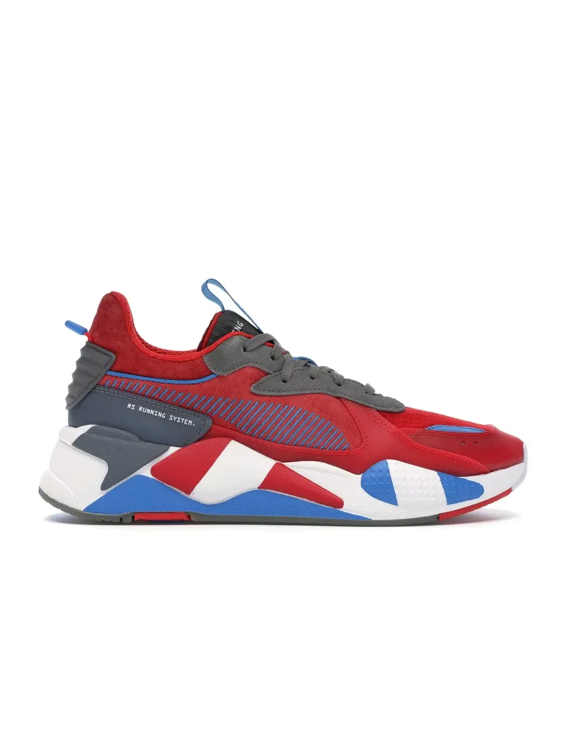 Мужские кроссовки Lifestyle с контрастными деталями Puma RS-X Retro — изображение 1 из 4, красный/серый-индиго