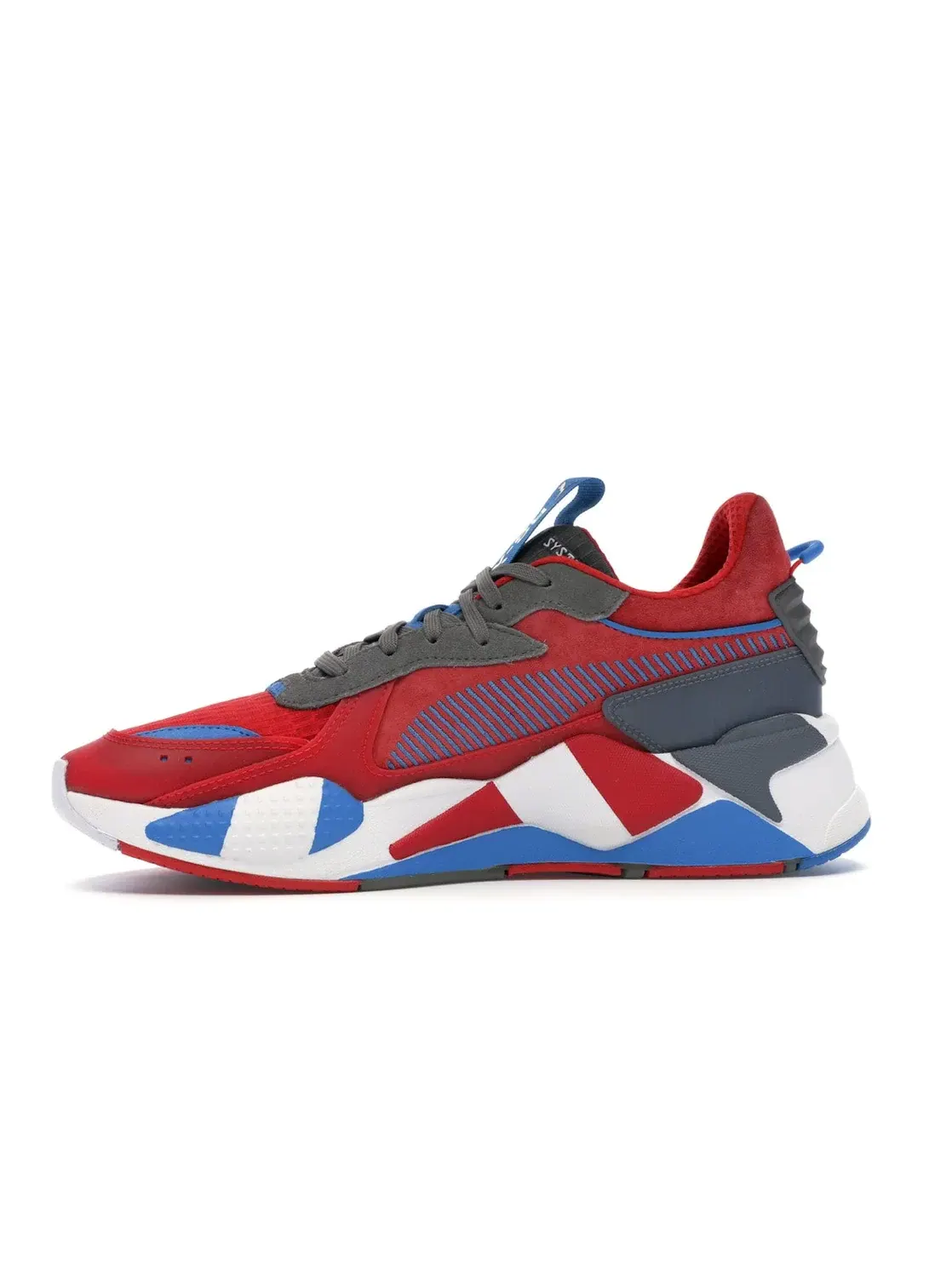 Мужские кроссовки Lifestyle с контрастными деталями Puma RS-X Retro — изображение 3 из 4, красный/серый-индиго