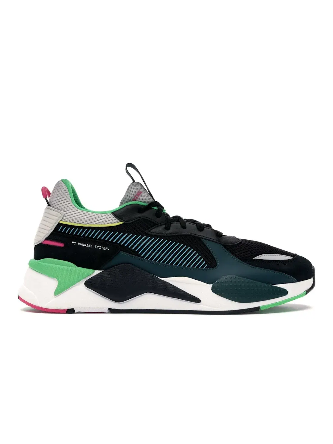 Мужские кроссовки с ярким дизайном Puma RS-X Puma Puma Black/Blue Atoll — изображение 1 из 4