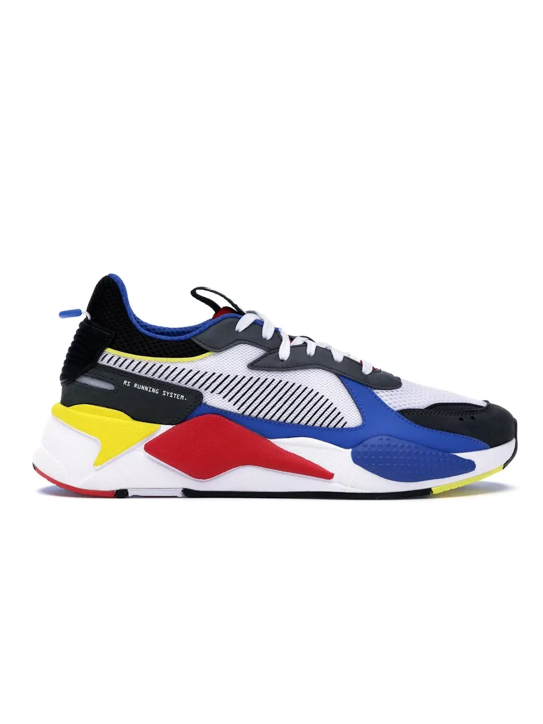 Мужские кроссовки с контрастными панелями Puma RS-X Puma White/Puma Royal-High Risk Red — изображение 1 из 4