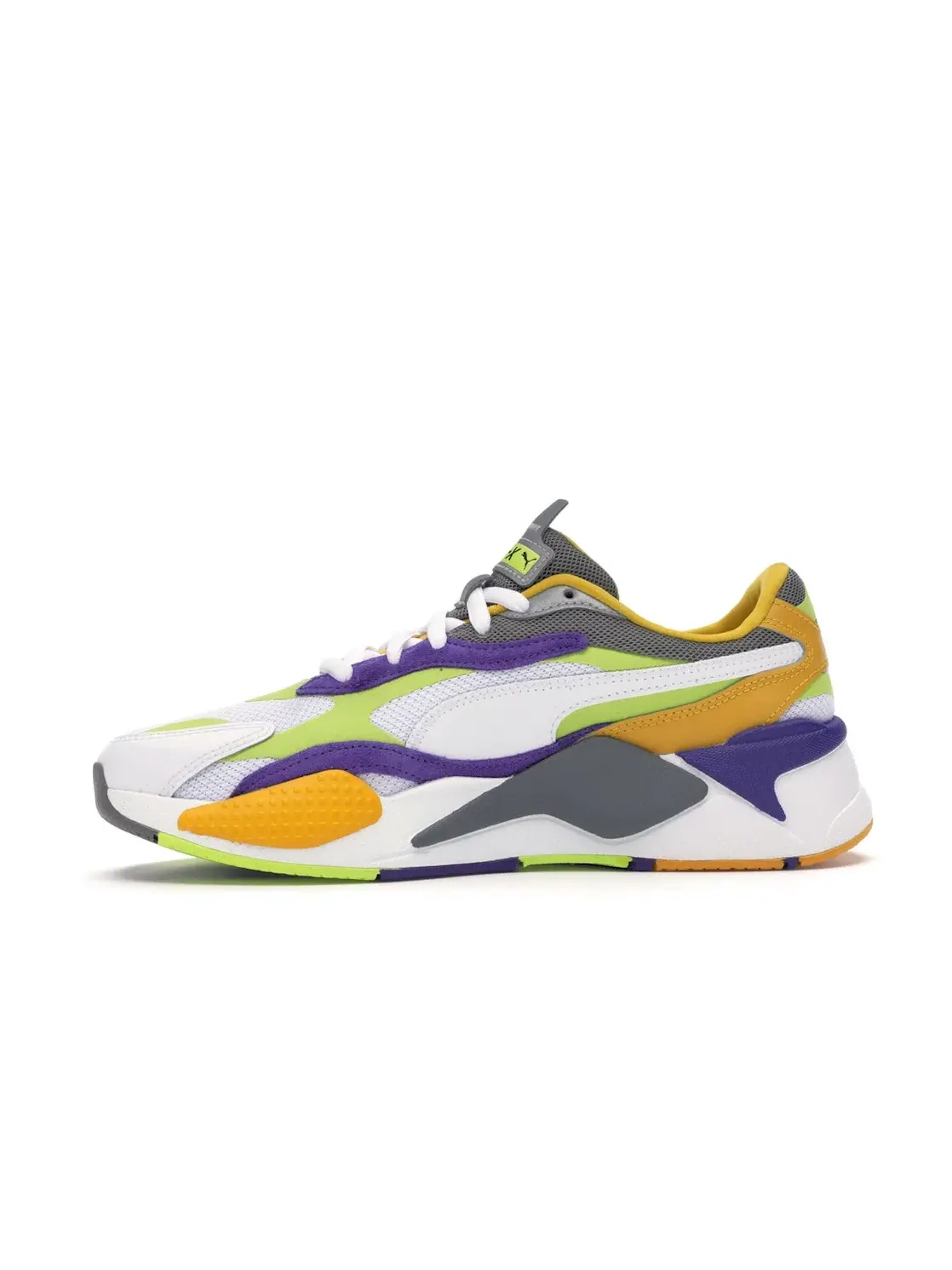 Мужские кроссовки Lifestyle RS-X3 Puma Puma White/Lime Punch — изображение 3 из 4