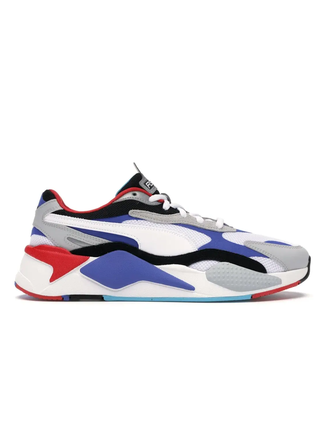 Мужские кроссовки с уникальным дизайном Puma RS-X3 Puma Puma White/Dazzling Red — изображение 1 из 4