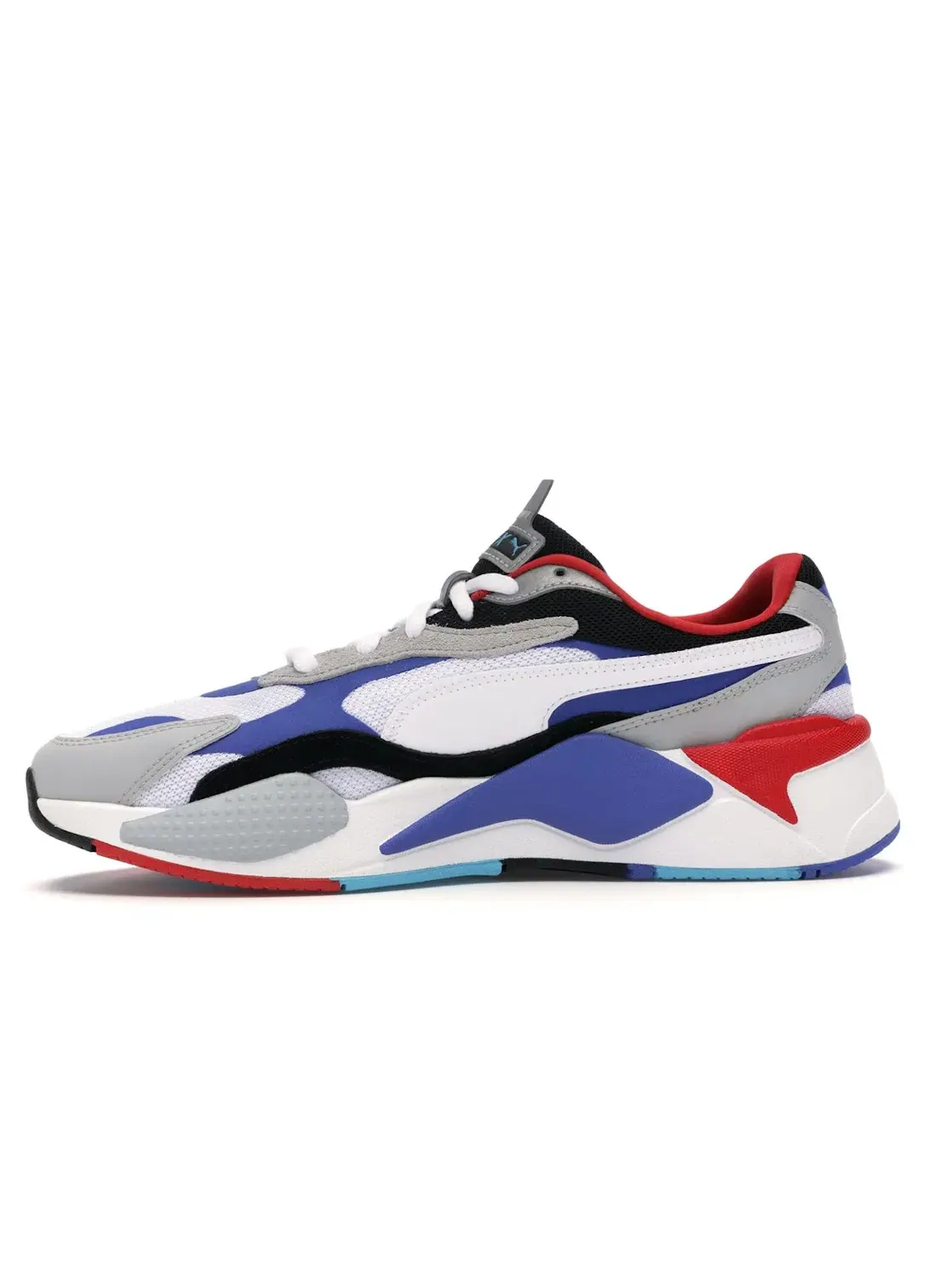 Мужские кроссовки с уникальным дизайном Puma RS-X3 Puma Puma White/Dazzling Red — изображение 3 из 4