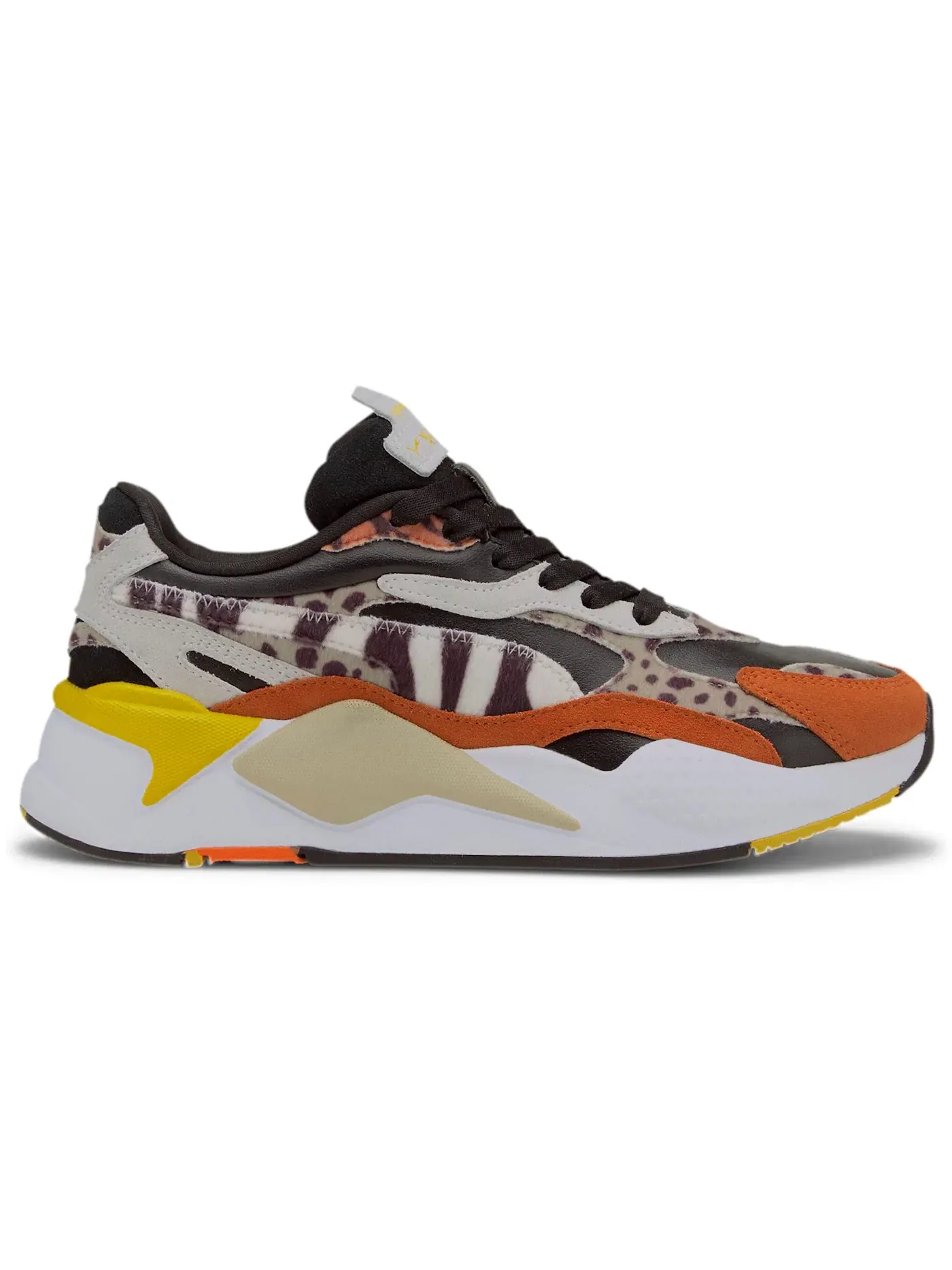 Женские кроссовки с принтом Puma RS-X3 Wildcats Black Rust — изображение 1 из 1, черный