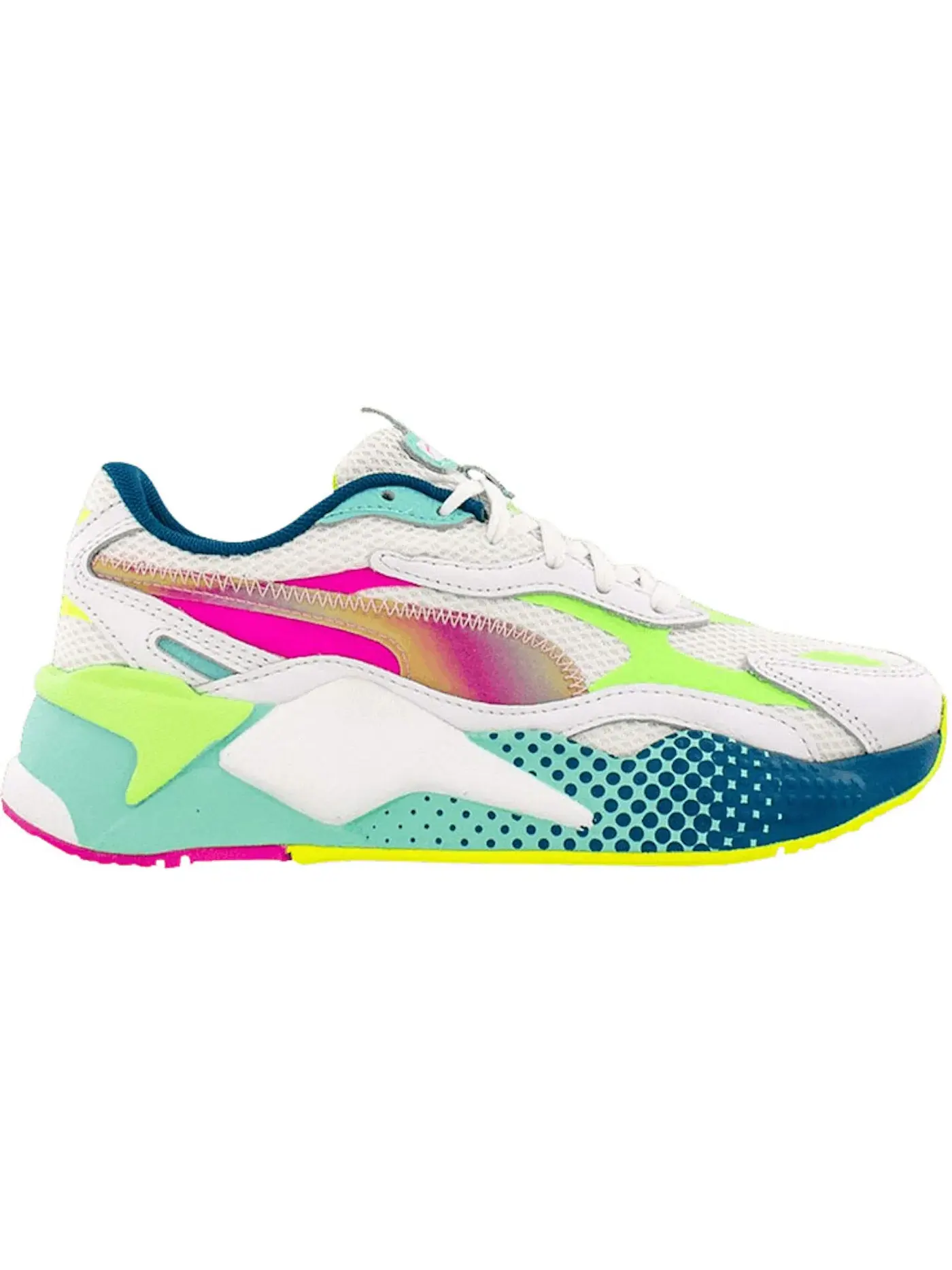 Детские кроссовки Lifestyle RS-X3 WR Puma — изображение 1 из 1, белый/зеленый/белый