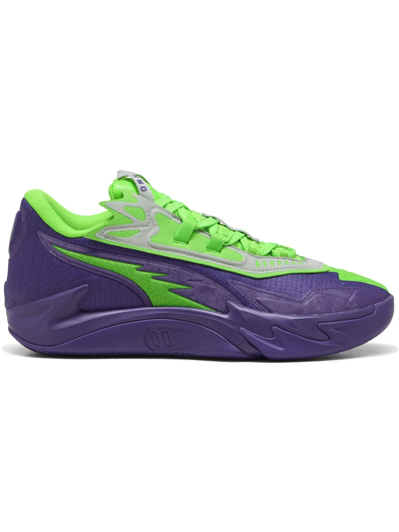 Мужские кроссовки для баскетбола Puma Scoot Zeros II — изображение 1 из 1, фиолетовый/зеленый