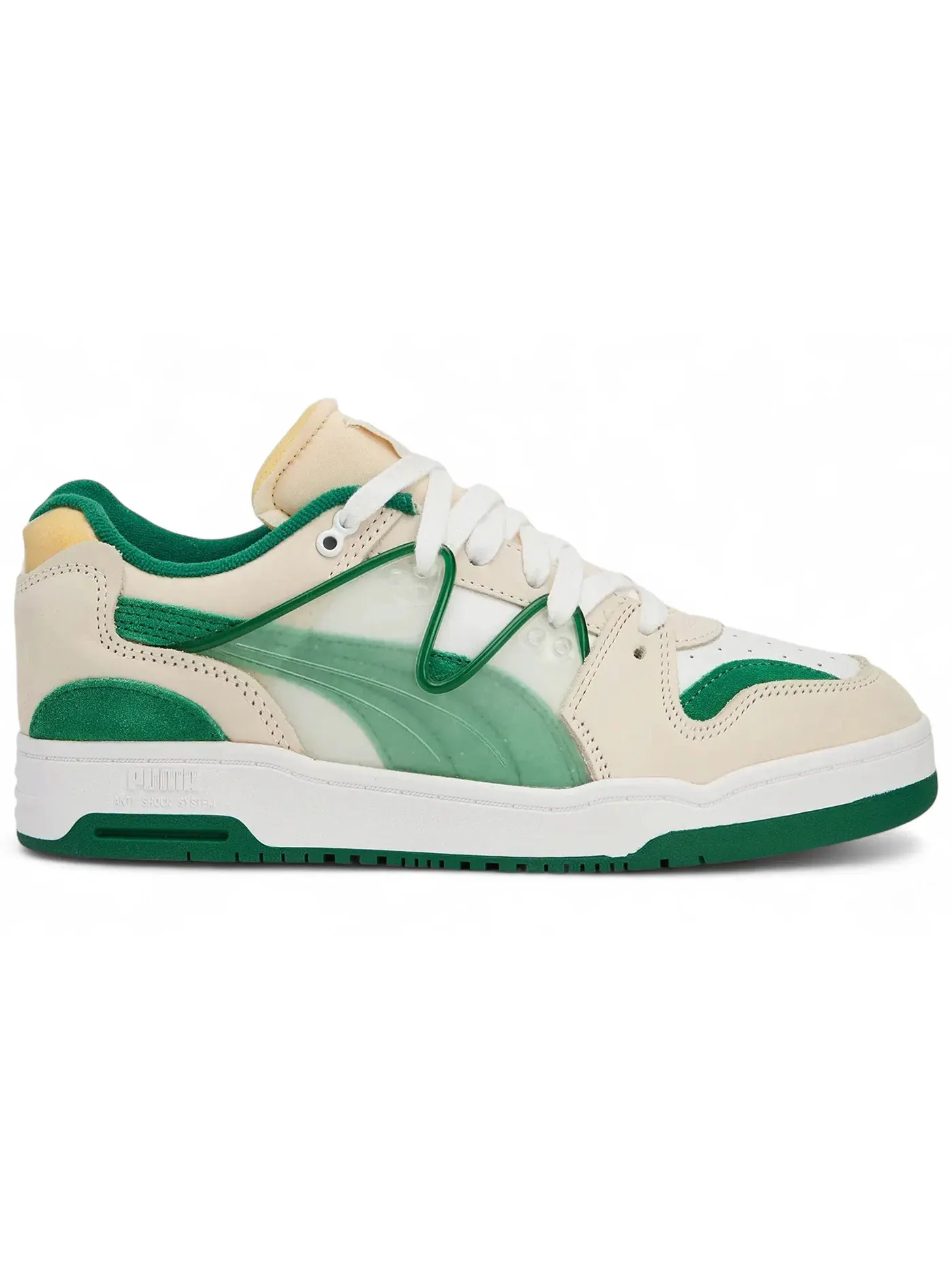 Мужские кроссовки с низким верхом Puma Slipstream Lo Puma — изображение 1 из 1, белый/зеленый/белый