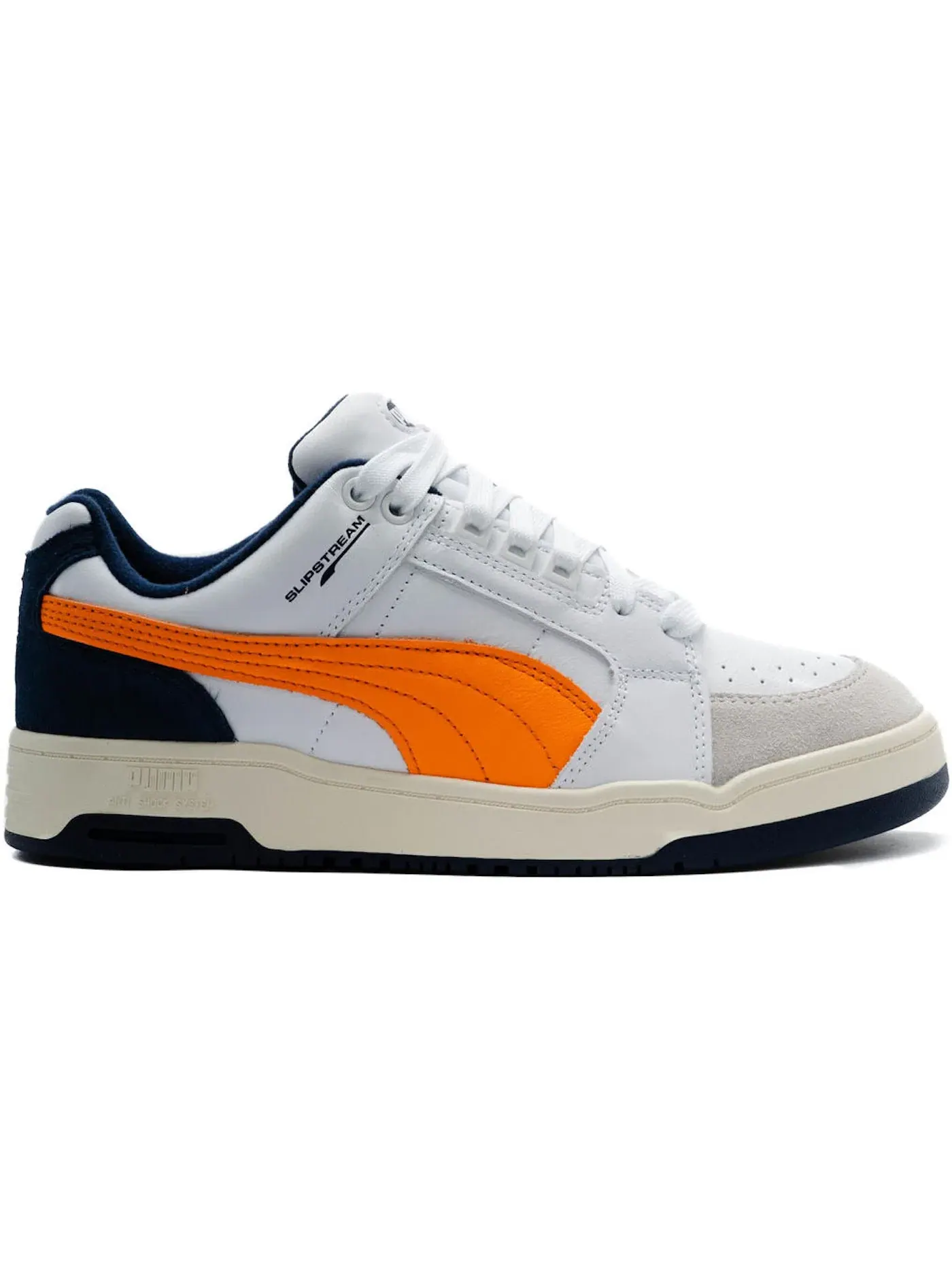 Мужские кроссовки с низким профилем Puma Slipstream Low Retro Puma — изображение 1 из 1, белый/оранжевый