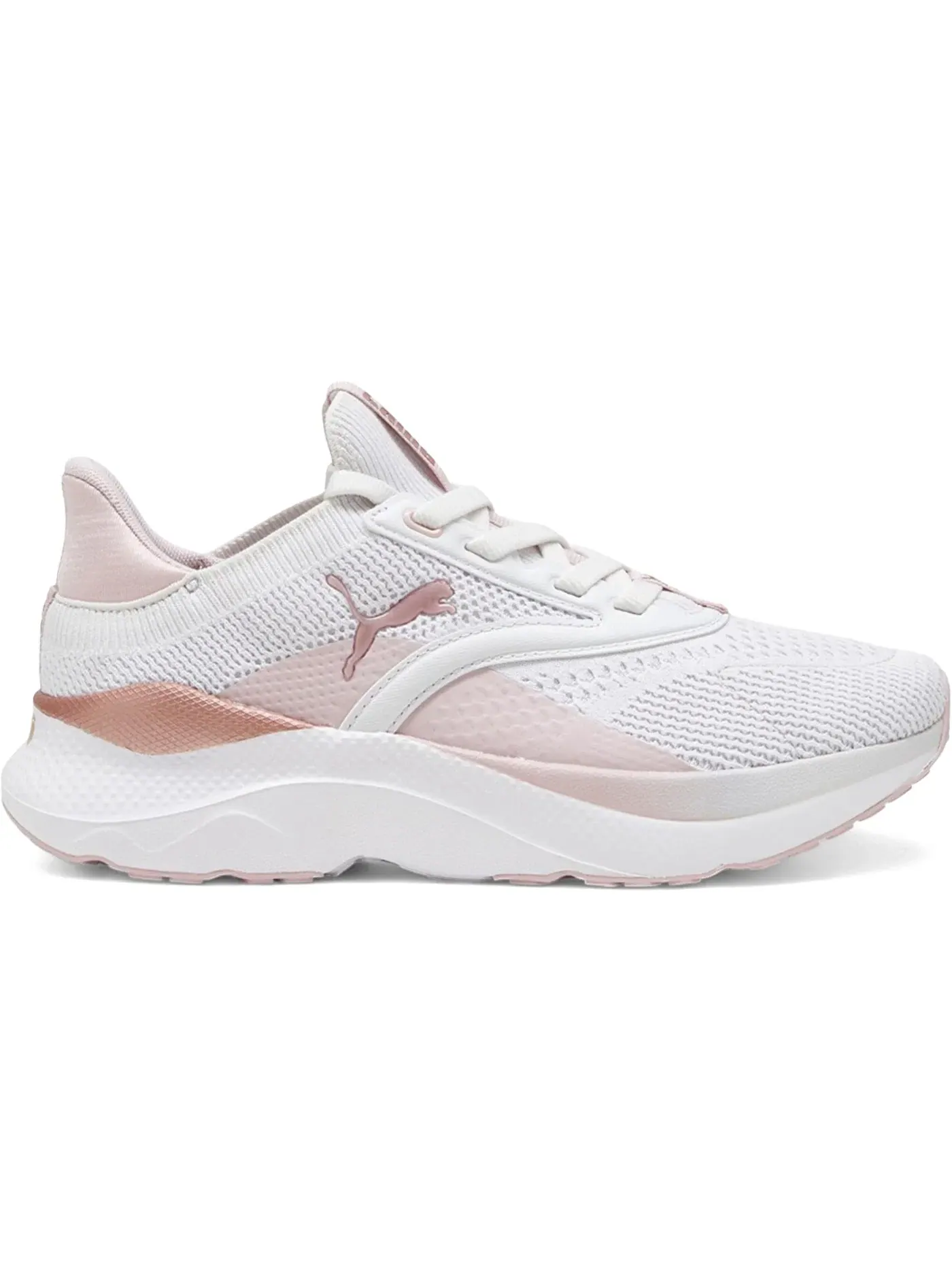 Женские кроссовки Lifestyle Puma Softride Mayve Puma — изображение 1 из 1, серый розовый золотистый