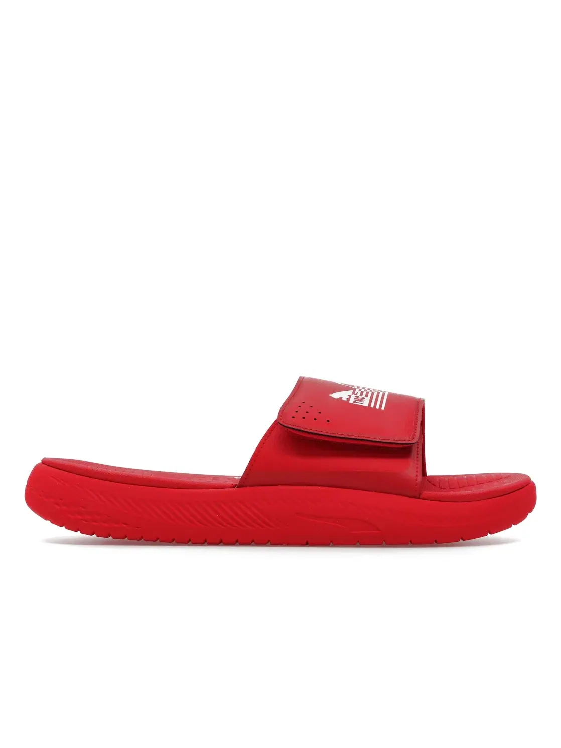 Мужские сандалии-слайды Softride Slide Puma — изображение 1 из 4, красный/белый