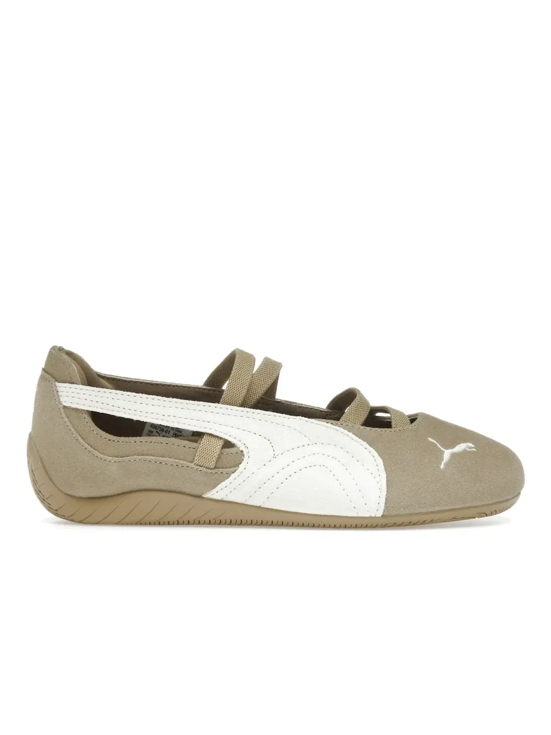 Женские слипоны Puma Speedcat Ballet — изображение 1 из 4, бежевый/белый