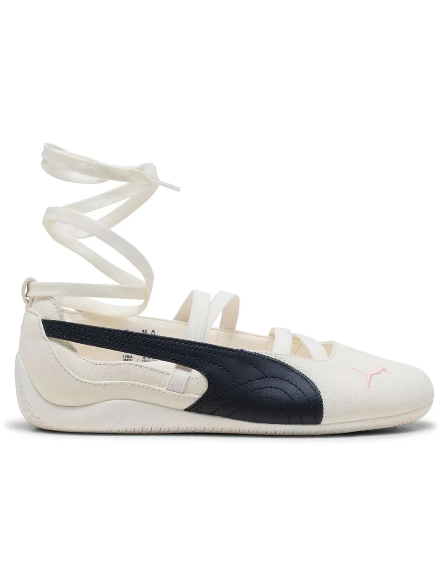 Женские кроссовки с низким вырезом Puma Speedcat Ballet — изображение 1 из 1, белый/черный/розовый