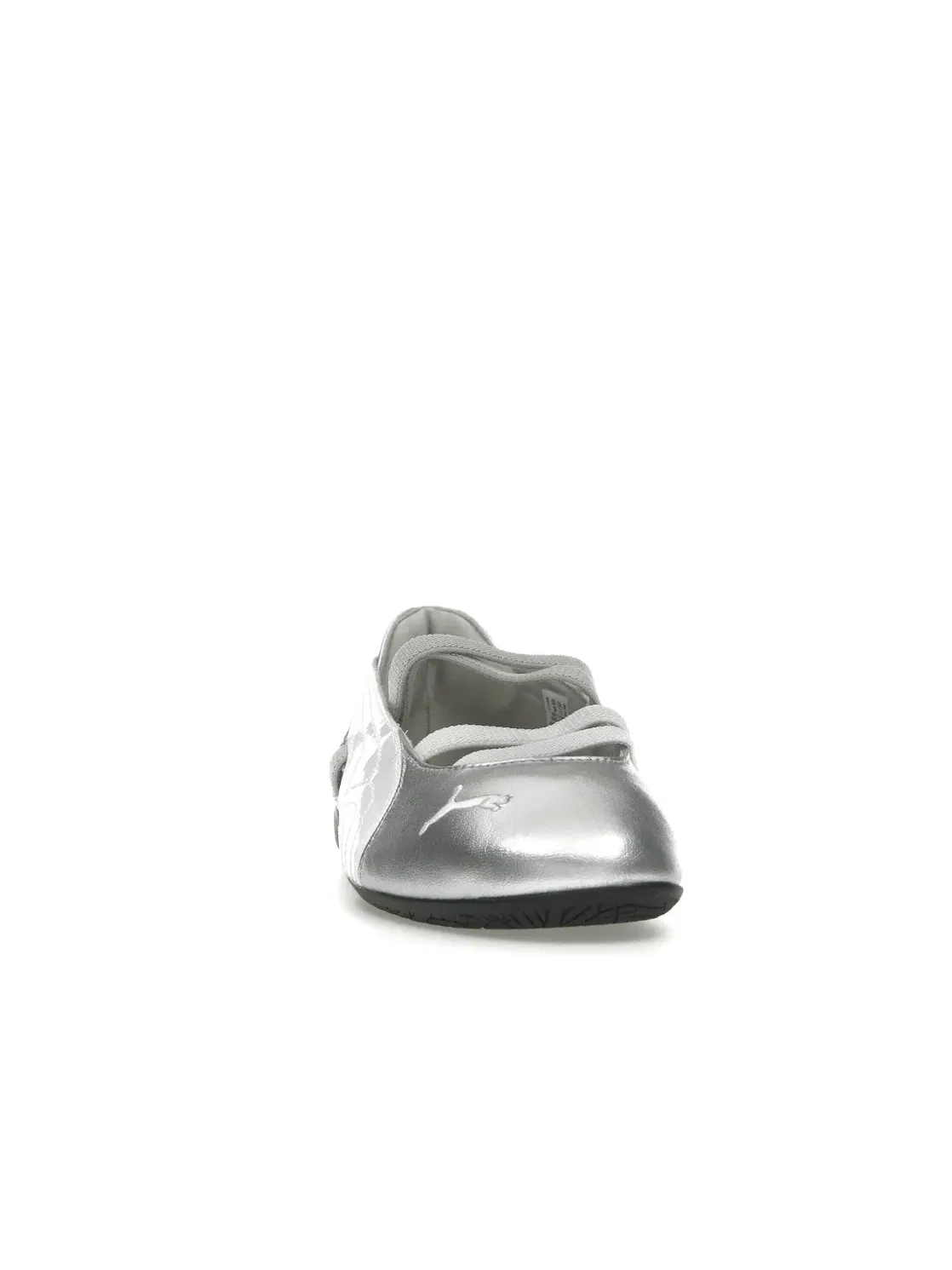 Женские балетки с металлическим верхом Puma Speedcat Ballet Puma Silver Puma White — изображение 2 из 4