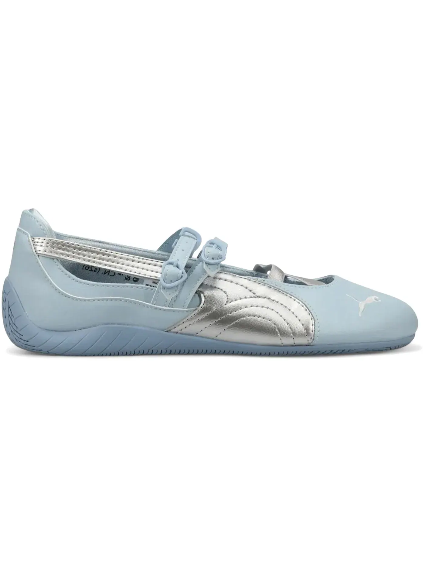 Женские тапочки с принтом Speedcat Ballet Puma — изображение 1 из 1, серебристый/синий