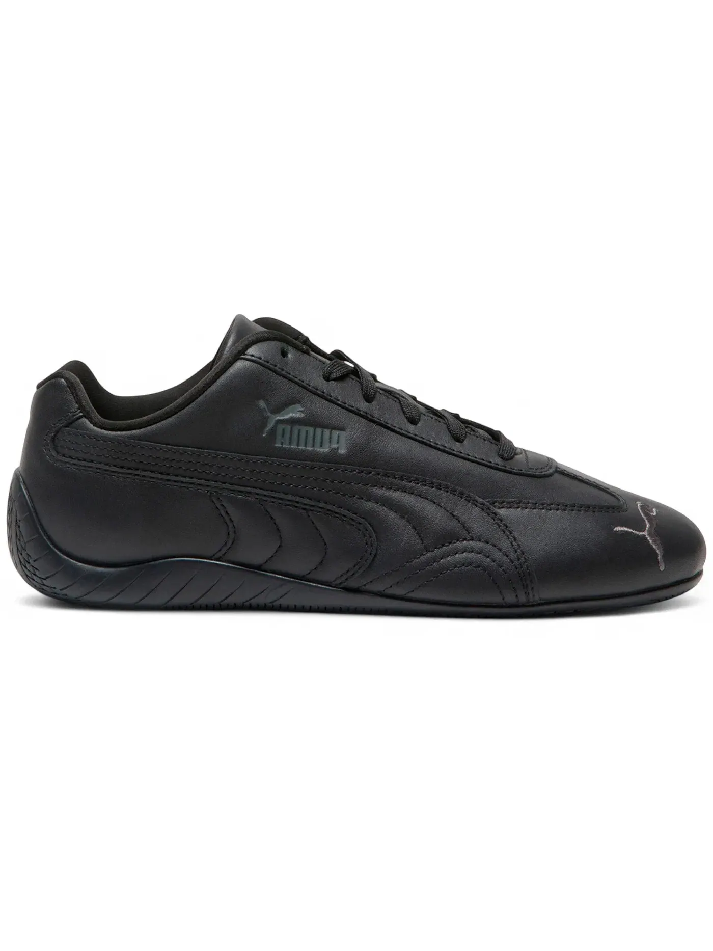 Мужские кроссовки из натуральной кожи Speedcat Puma — изображение 1 из 1, черный серый