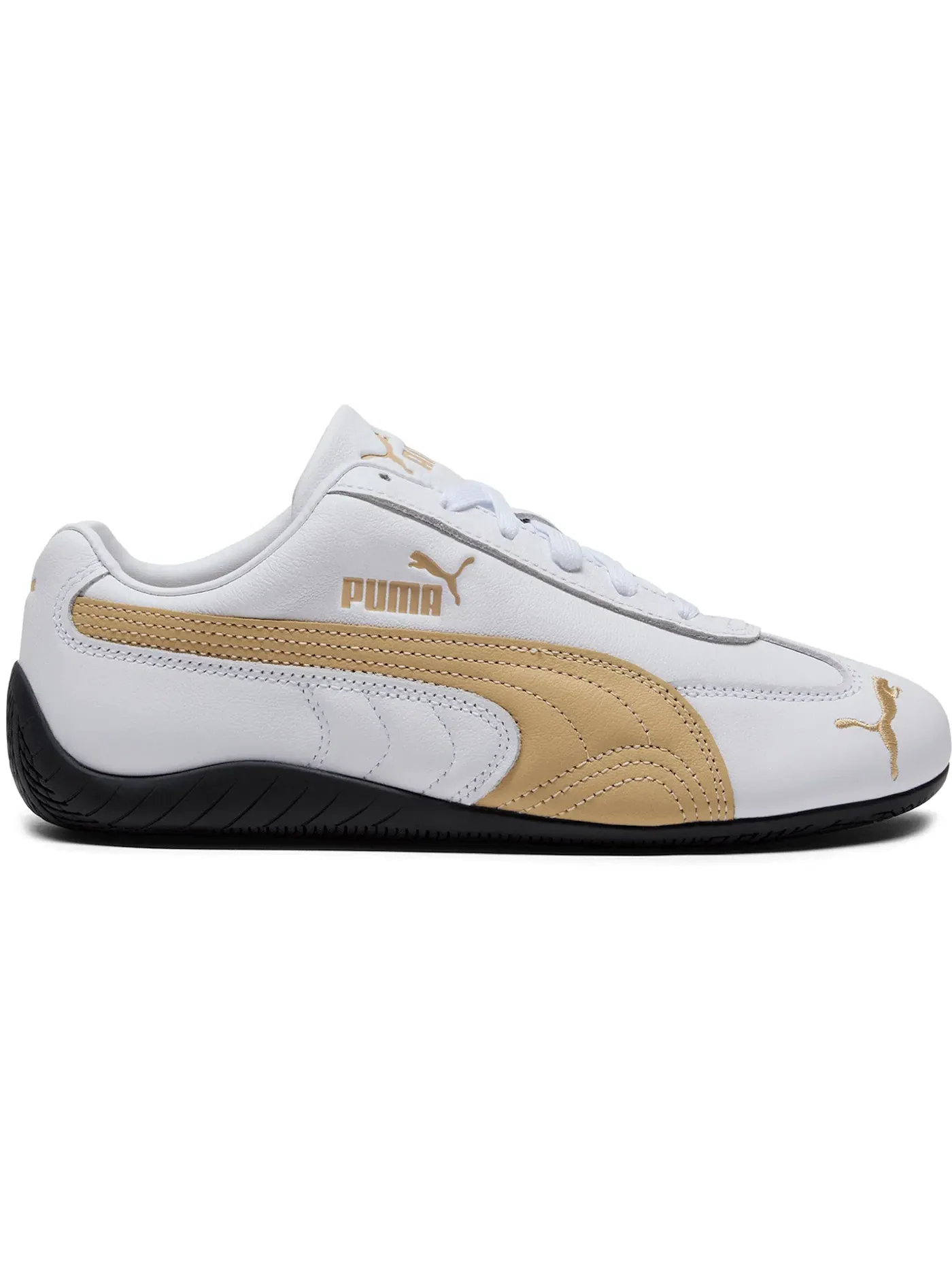 Женские кроссовки кожаные Puma Speedcat Leather Puma White/Toasted Almond — изображение 1 из 1