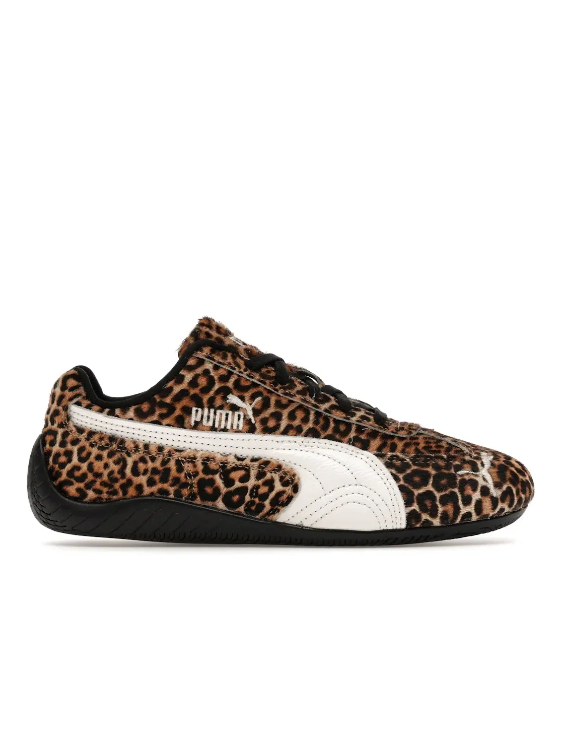 Женские кроссовки с леопардовым принтом Puma Speedcat Puma Puma Black/Warm White — изображение 1 из 4