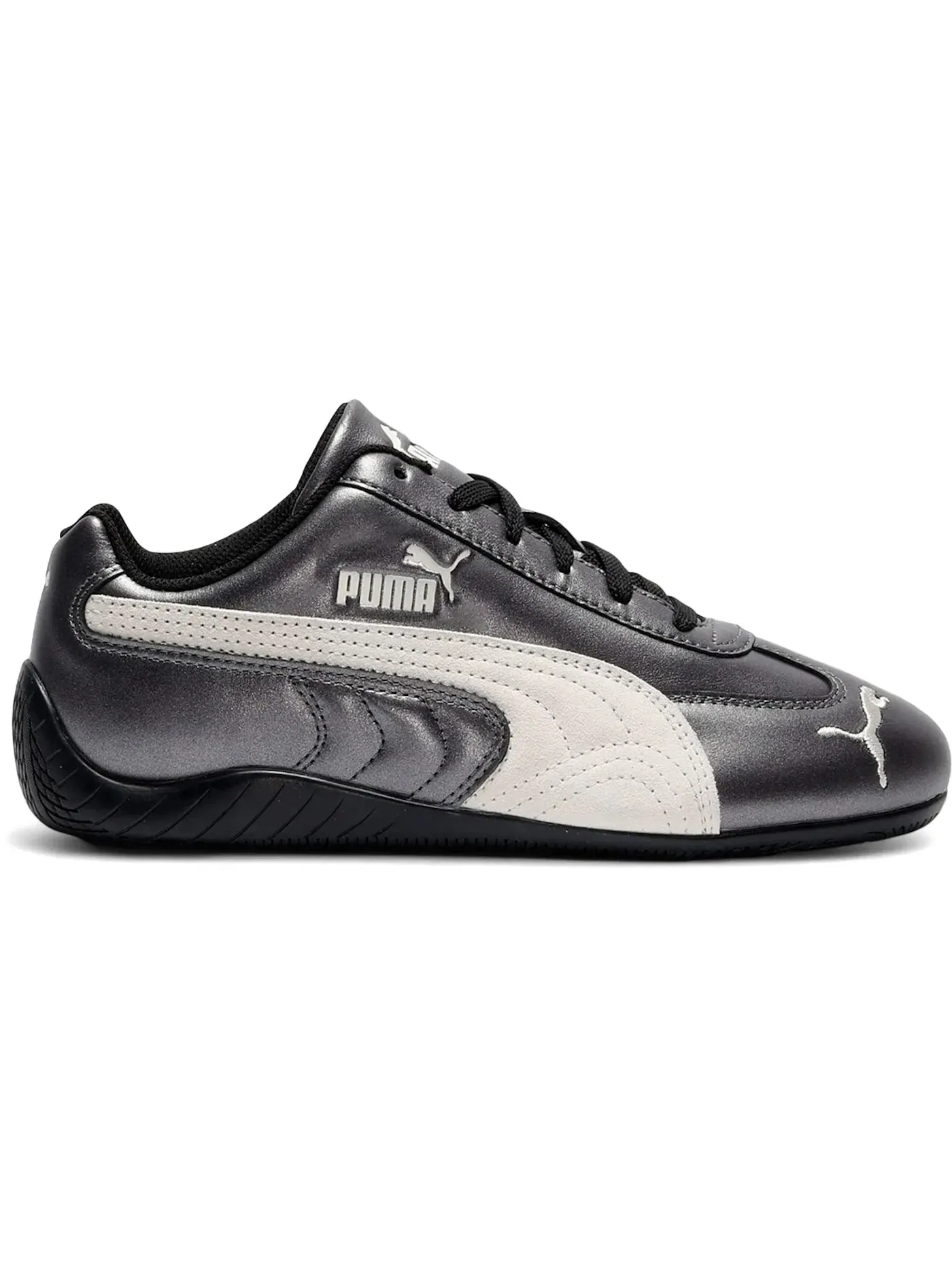 Женские кроссовки с металлическим блеском Puma Speedcat Puma Puma Black Warm White — изображение 1 из 1