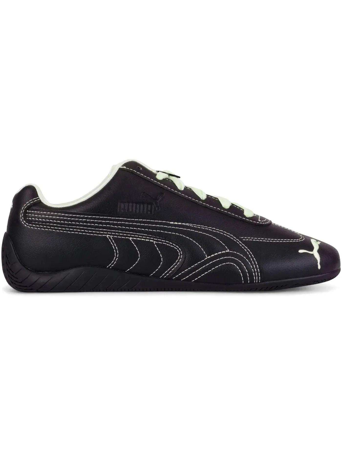 Женские кроссовки Lifestyle с принтом Puma Speedcat Puma Puma Black/Puma Silver/Green Illusion — изображение 1 из 1