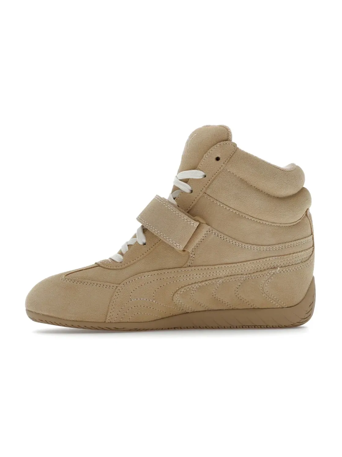 Женские кроссовки Lifestyle Puma Speedcat Wedge — изображение 3 из 4, бежевый