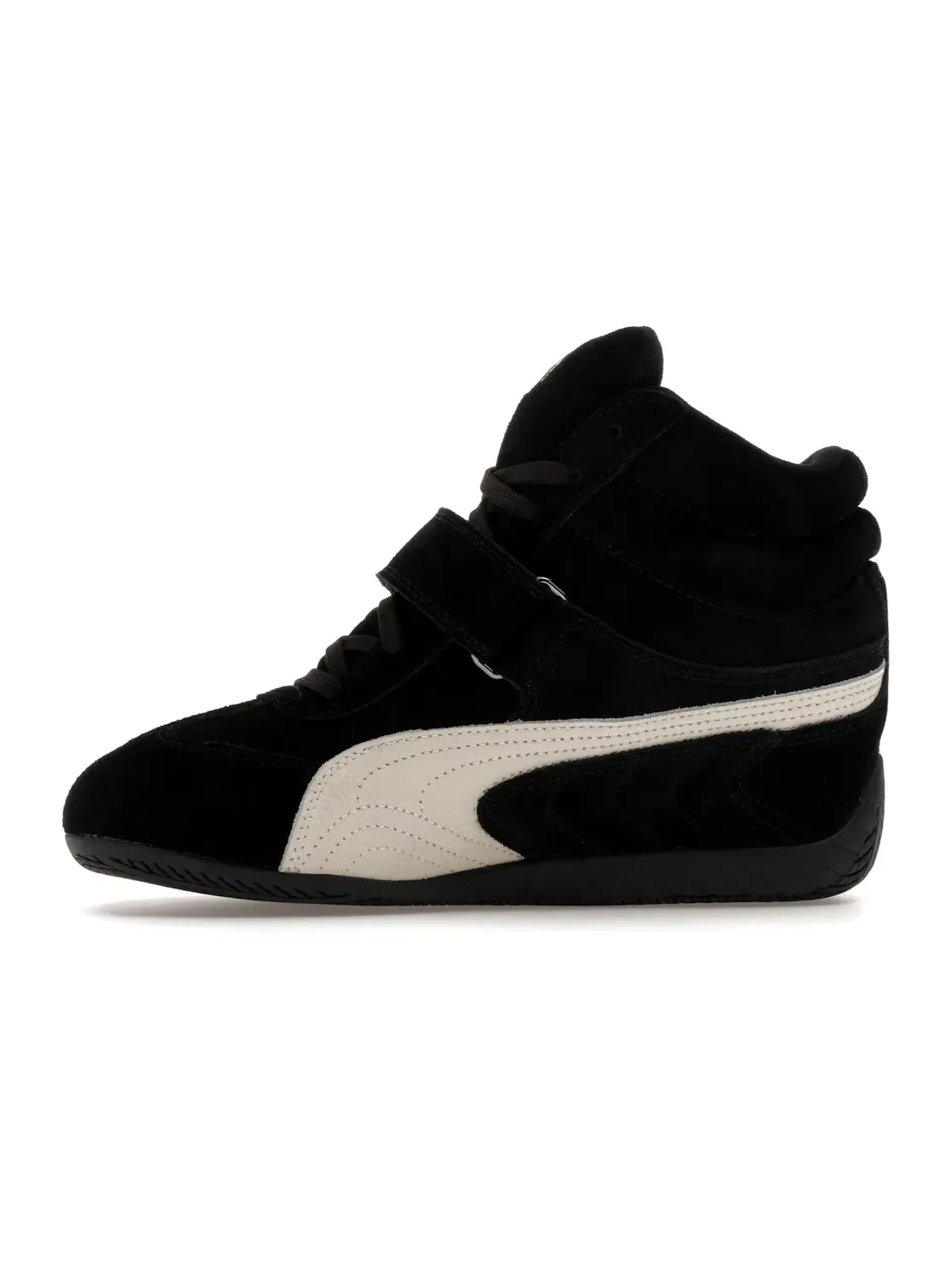 Женские кроссовки на платформе Puma Speedcat Wedge Puma — изображение 3 из 4, черный/белый