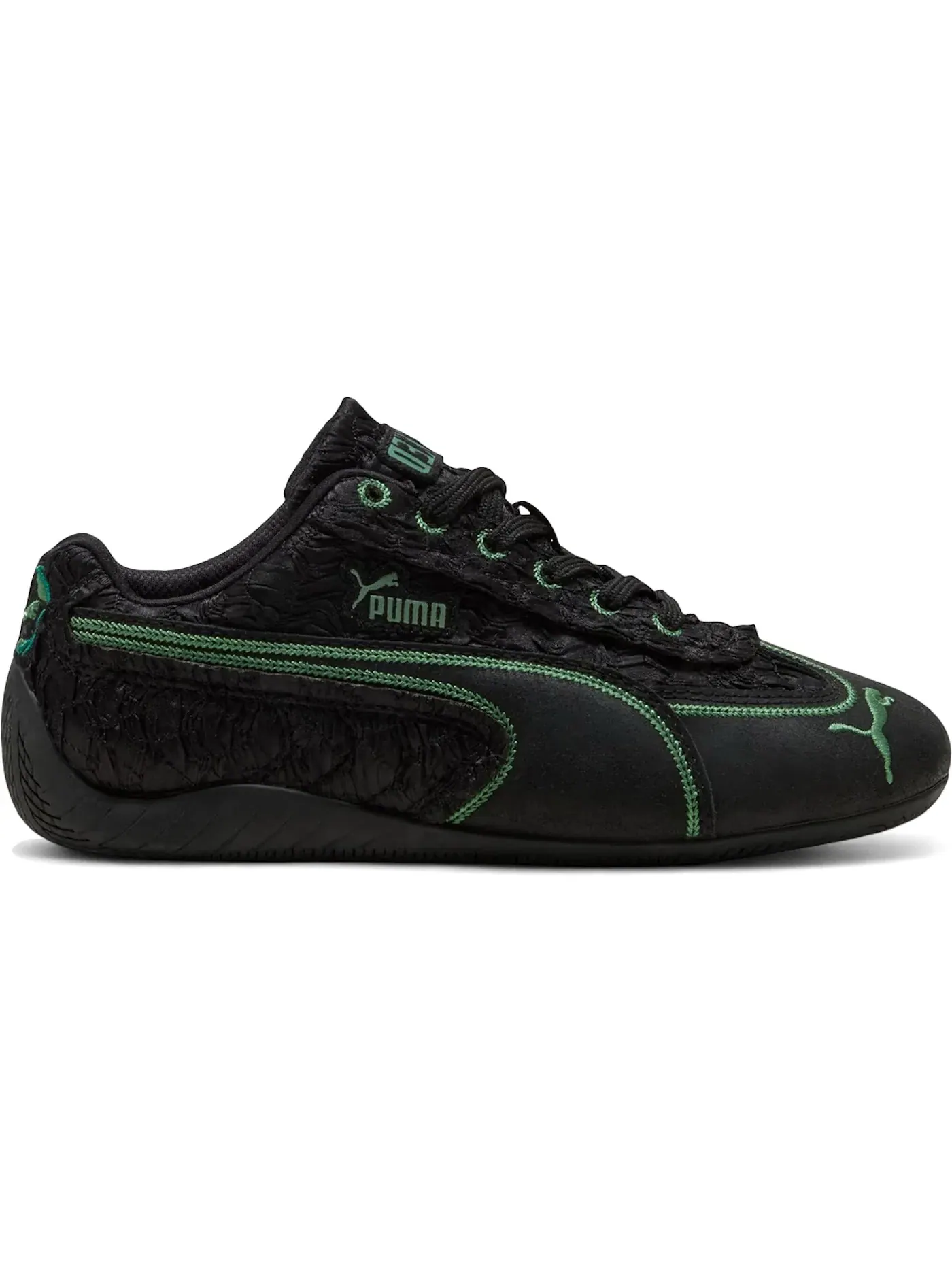 Детские кроссовки Lifestyle Puma Speedcat Puma Puma Black Deep Forest Dark Myrtle — изображение 1 из 1