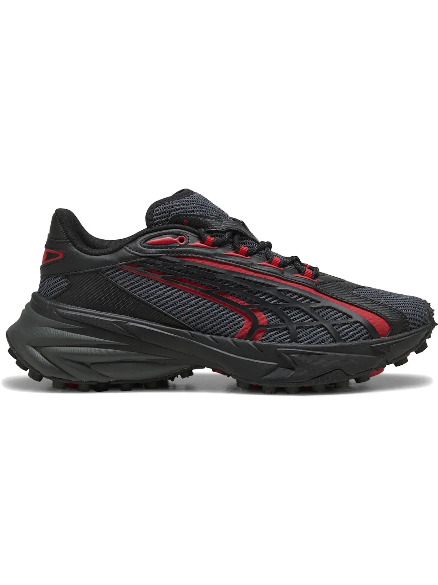 Мужские кроссовки Lifestyle Puma Spirex — изображение 1 из 1, серый/черный/красный