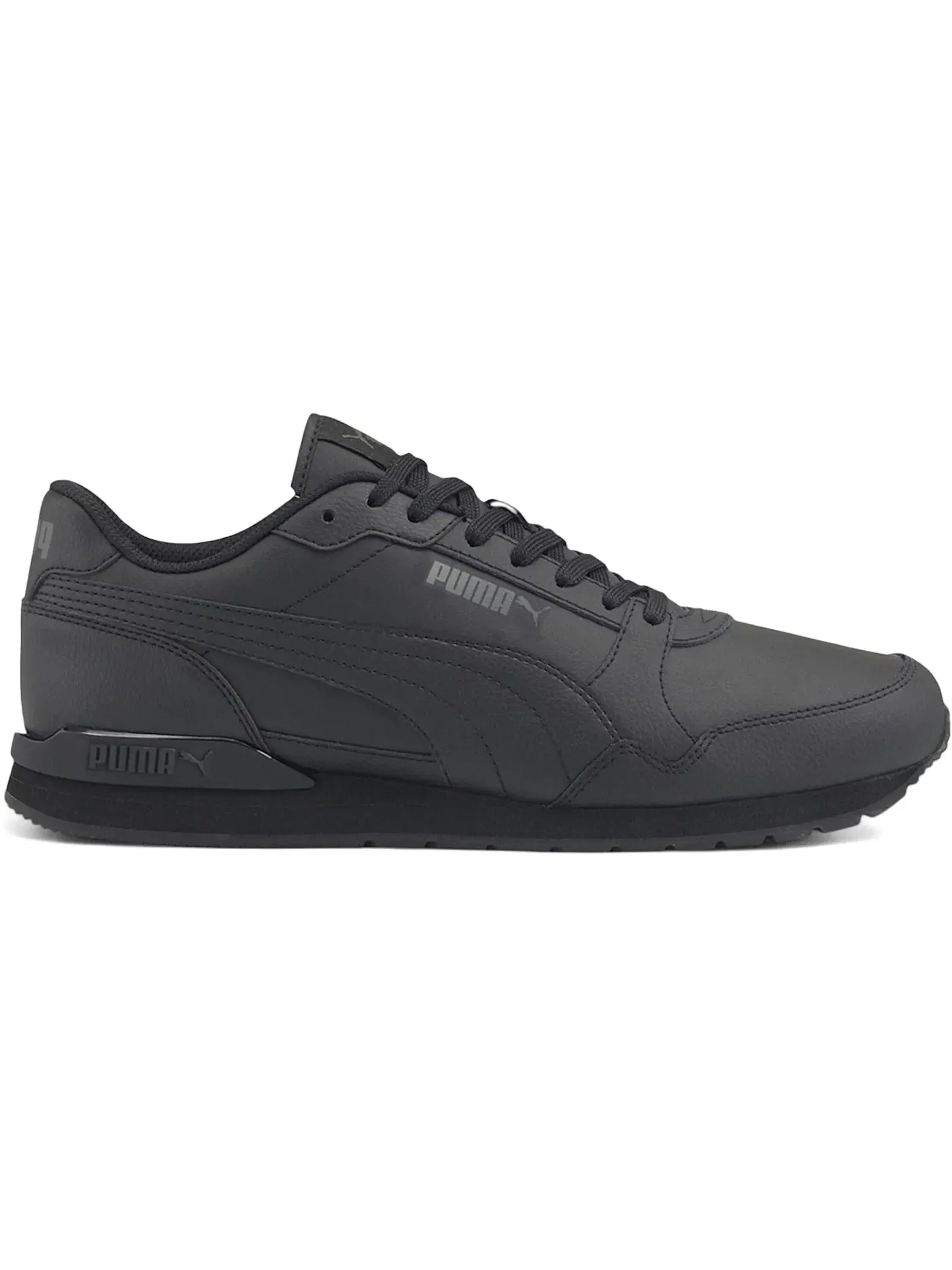 Мужские кроссовки Lifestyle Puma ST Runner v3 Leather Puma — изображение 1 из 1, черный