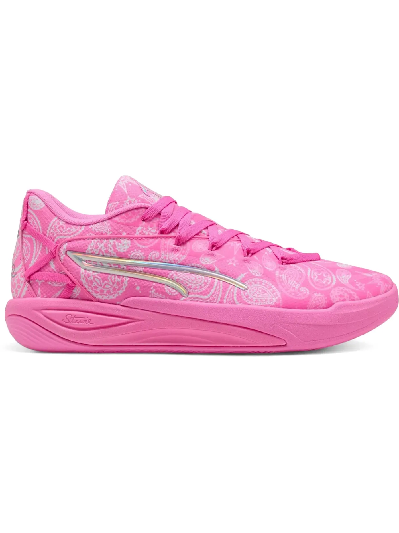 Женские кроссовки для баскетбола Puma Stewie 4 — изображение 1 из 1, розовый белый