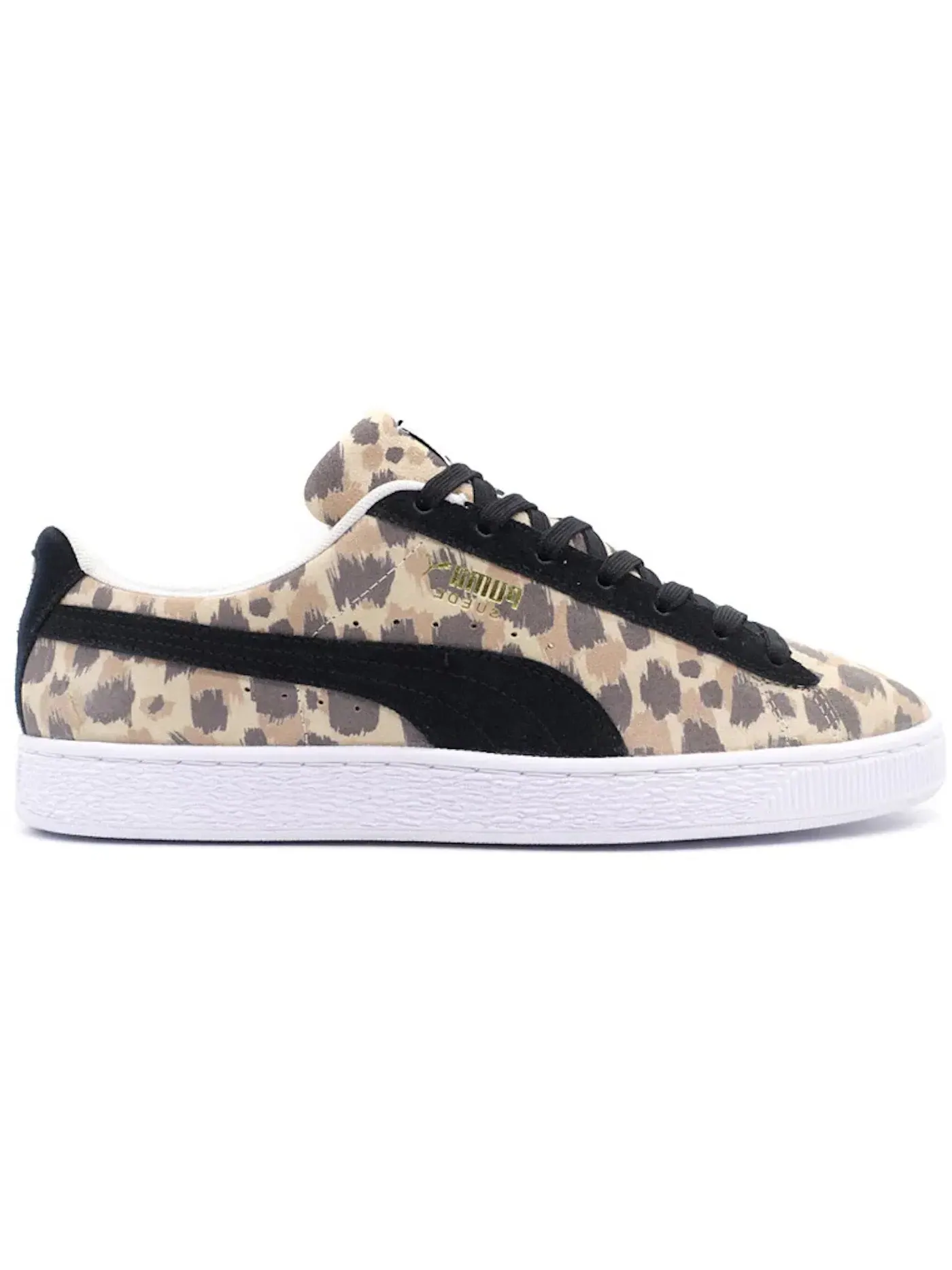 Мужские кроссовки с замшевым верхом Puma Suede Animal Puma — изображение 1 из 1, черный/белый