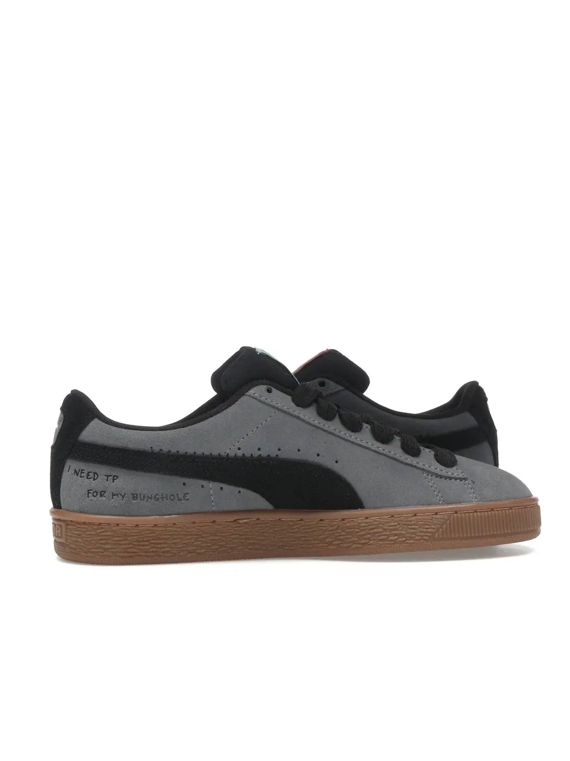 Мужские кроссовки с принтом Puma Suede Beavis and Butt-Head Cornholio Puma — изображение 3 из 4, темный серый