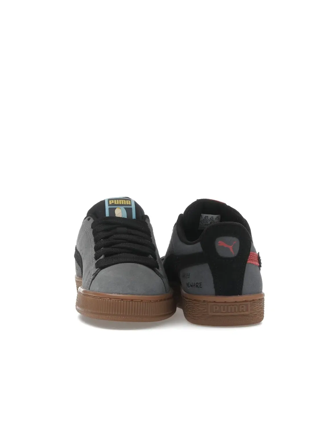 Мужские кроссовки с принтом Puma Suede Beavis and Butt-Head Cornholio Puma — изображение 4 из 4, темный серый