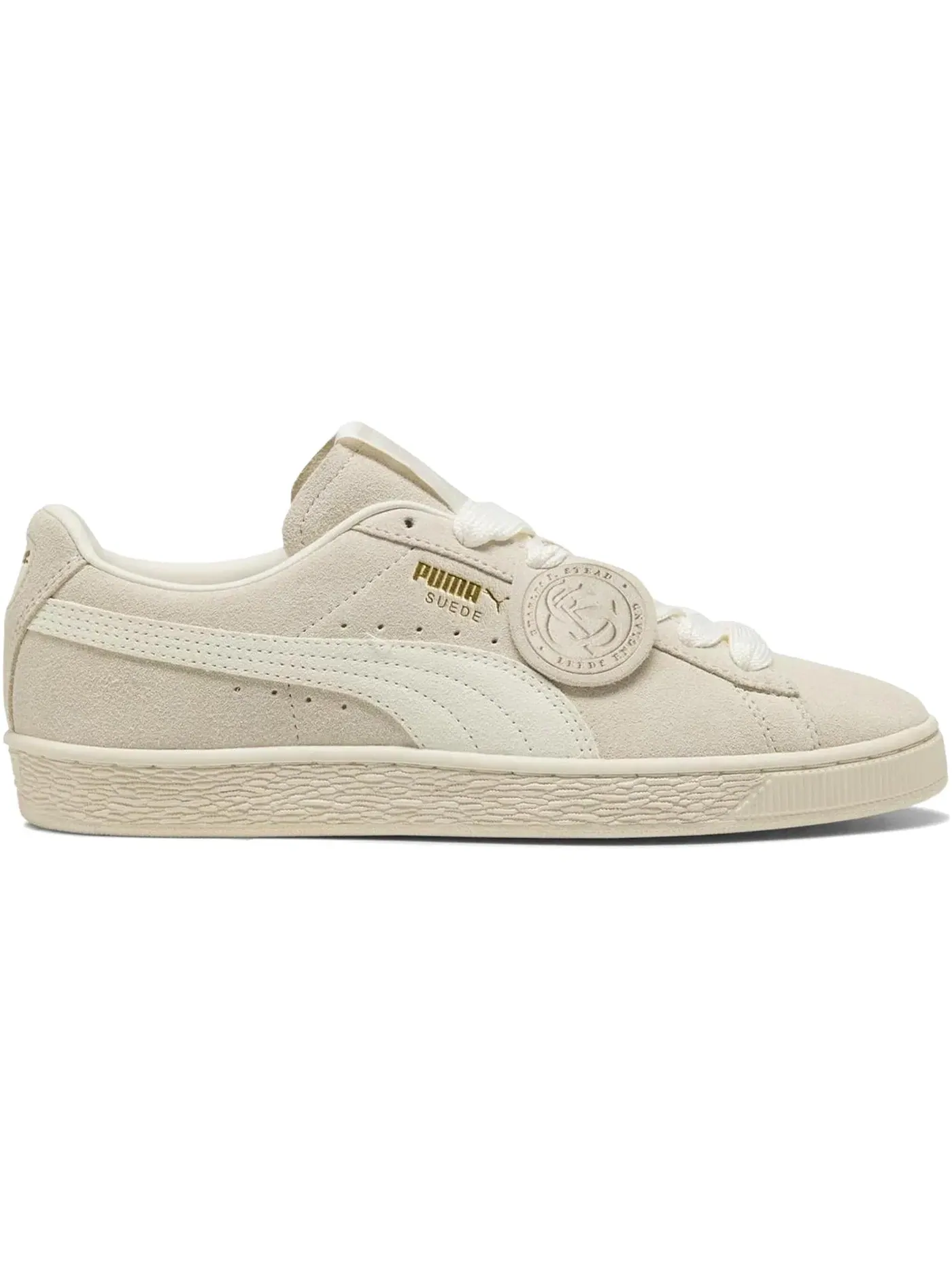 Мужские кроссовки Lifestyle Puma Suede — изображение 1 из 1, серый/слоновая кость