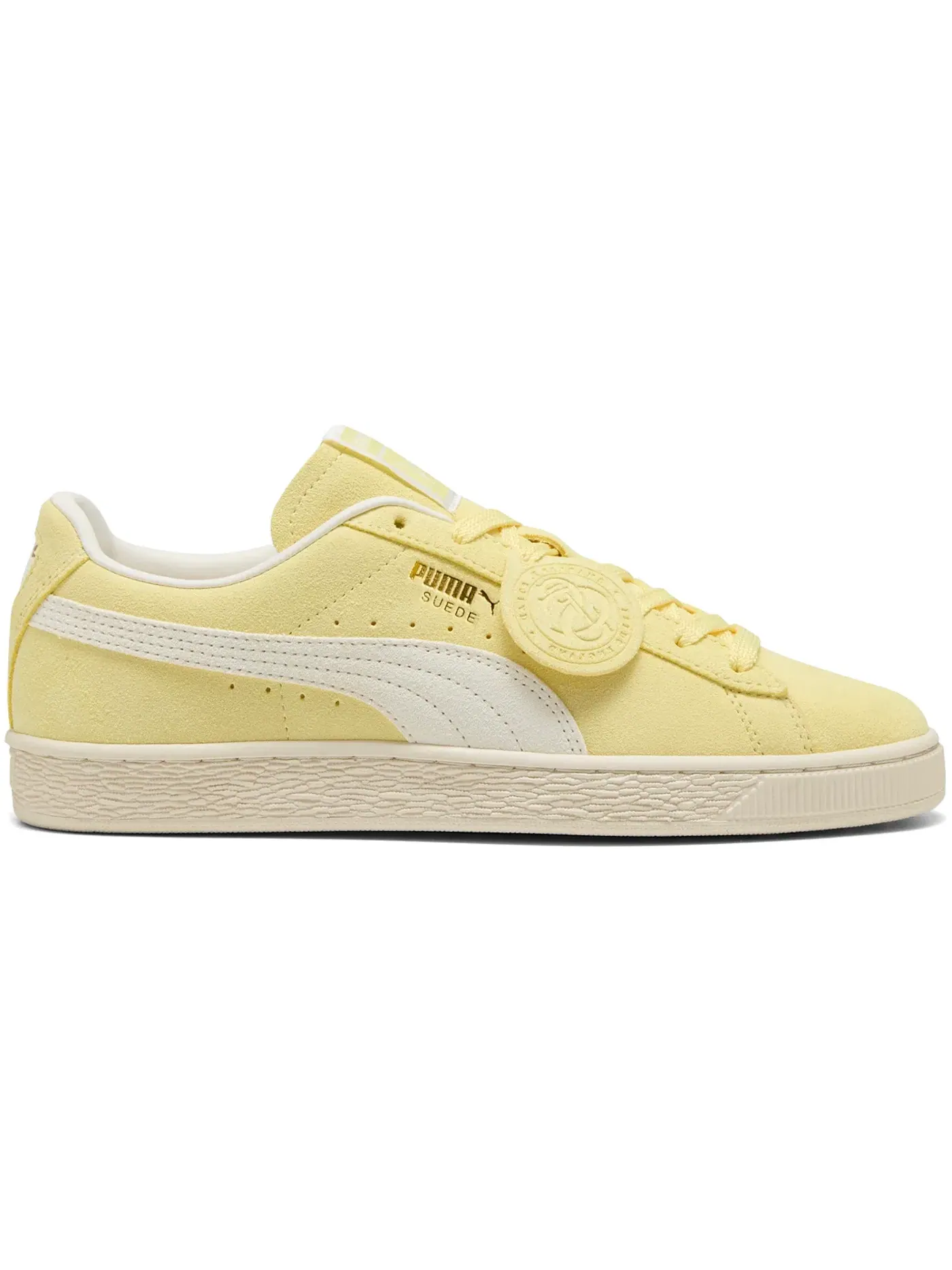Мужские кроссовки Lifestyle Puma Suede Charles F. Stead Pineapple Ice — изображение 1 из 1, слоновая кость