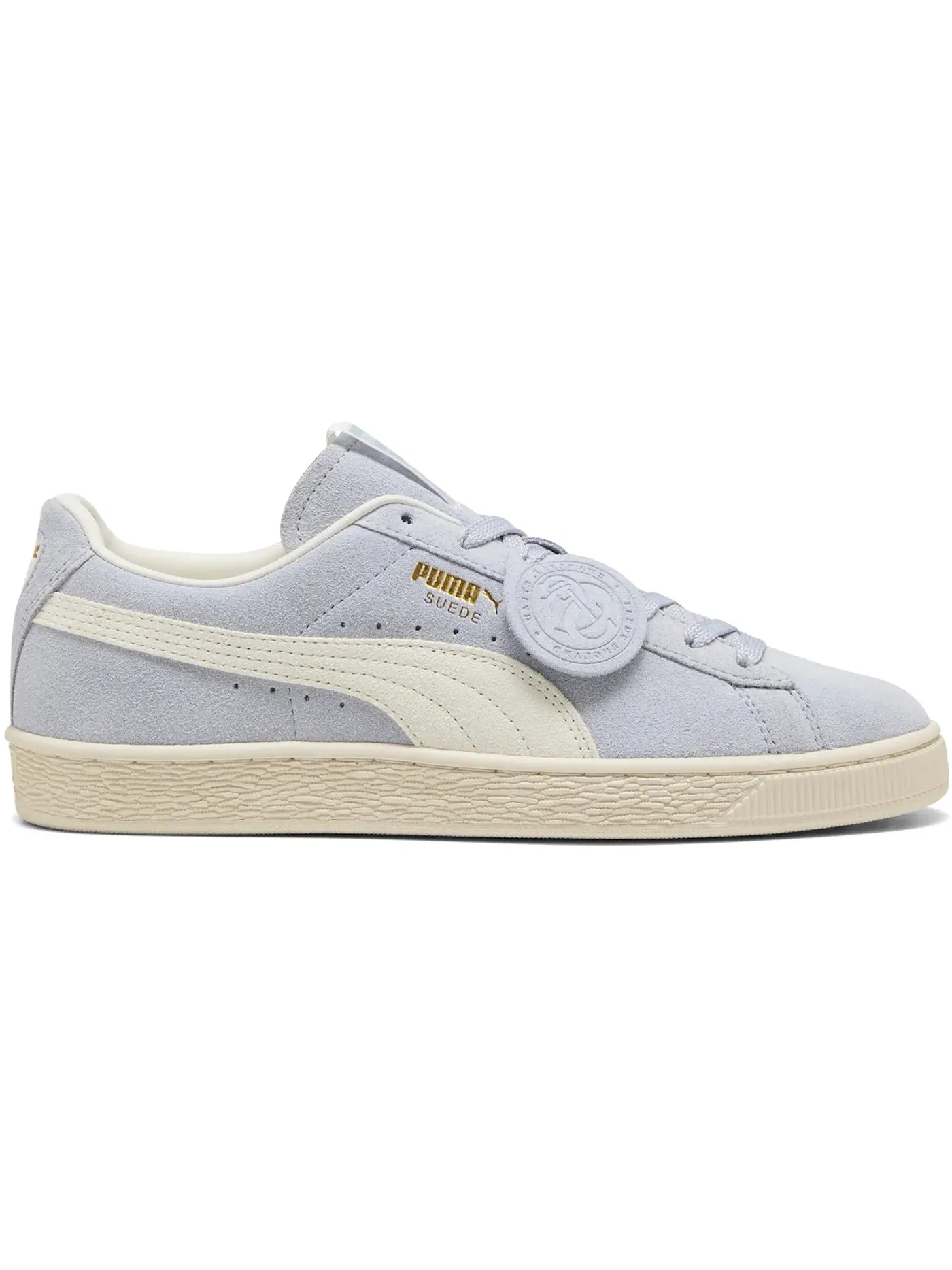 Мужские кроссовки Lifestyle Puma Suede — изображение 1 из 1, синий/слоновая кость