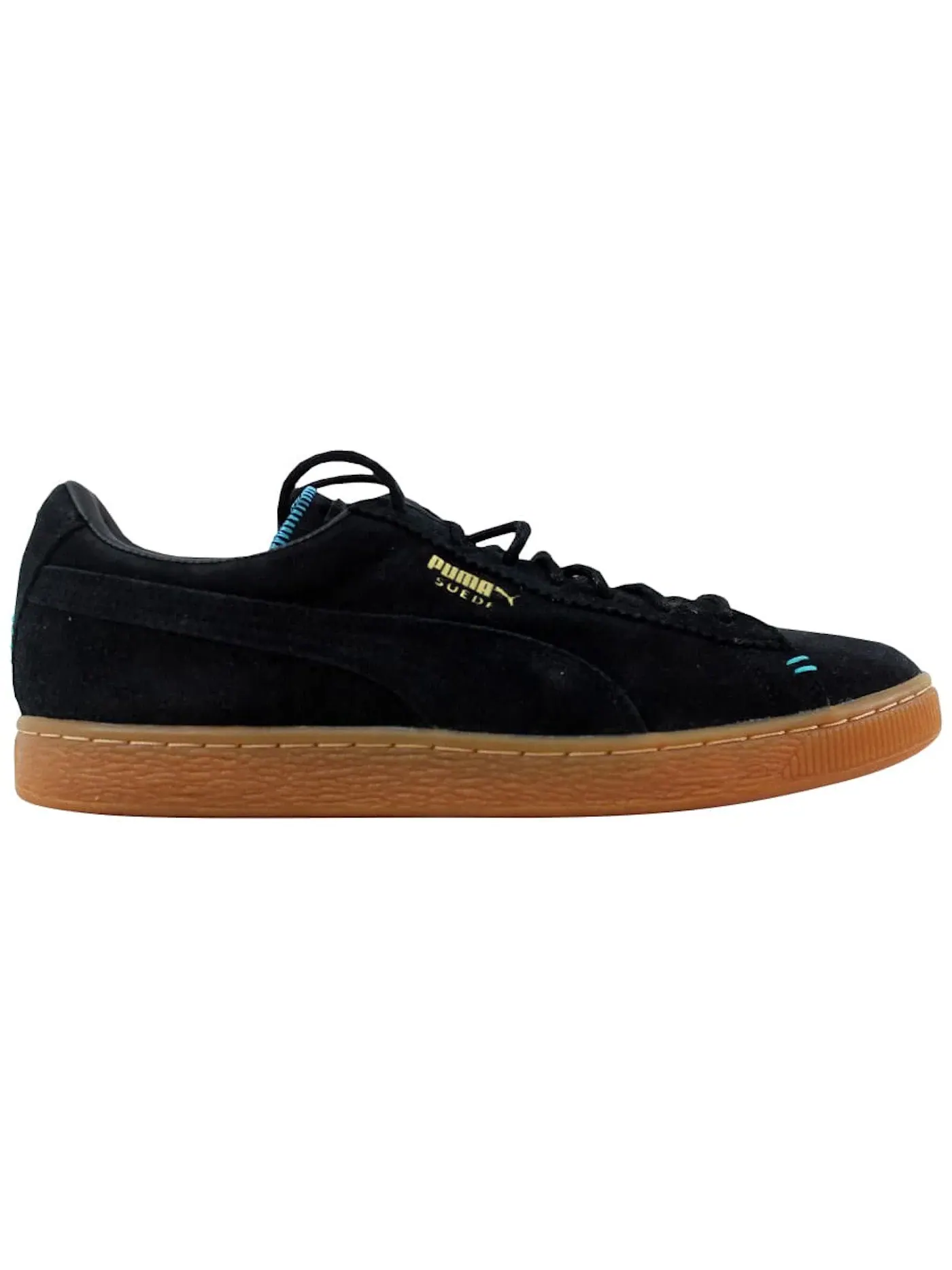 Мужские кроссовки с замшевым верхом Puma Suede Classic Crafted Puma — изображение 1 из 1, черный