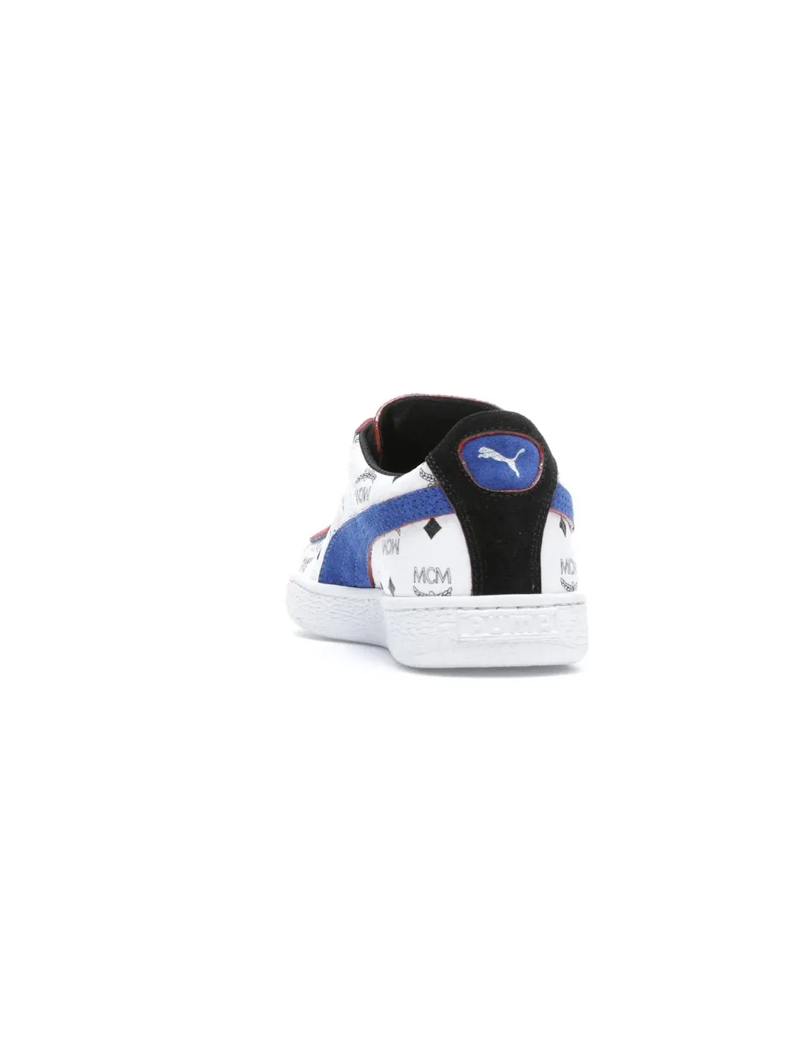 Мужские кроссовки с замшевым верхом Puma Suede Classic Puma — изображение 4 из 4, белый/синий-черный