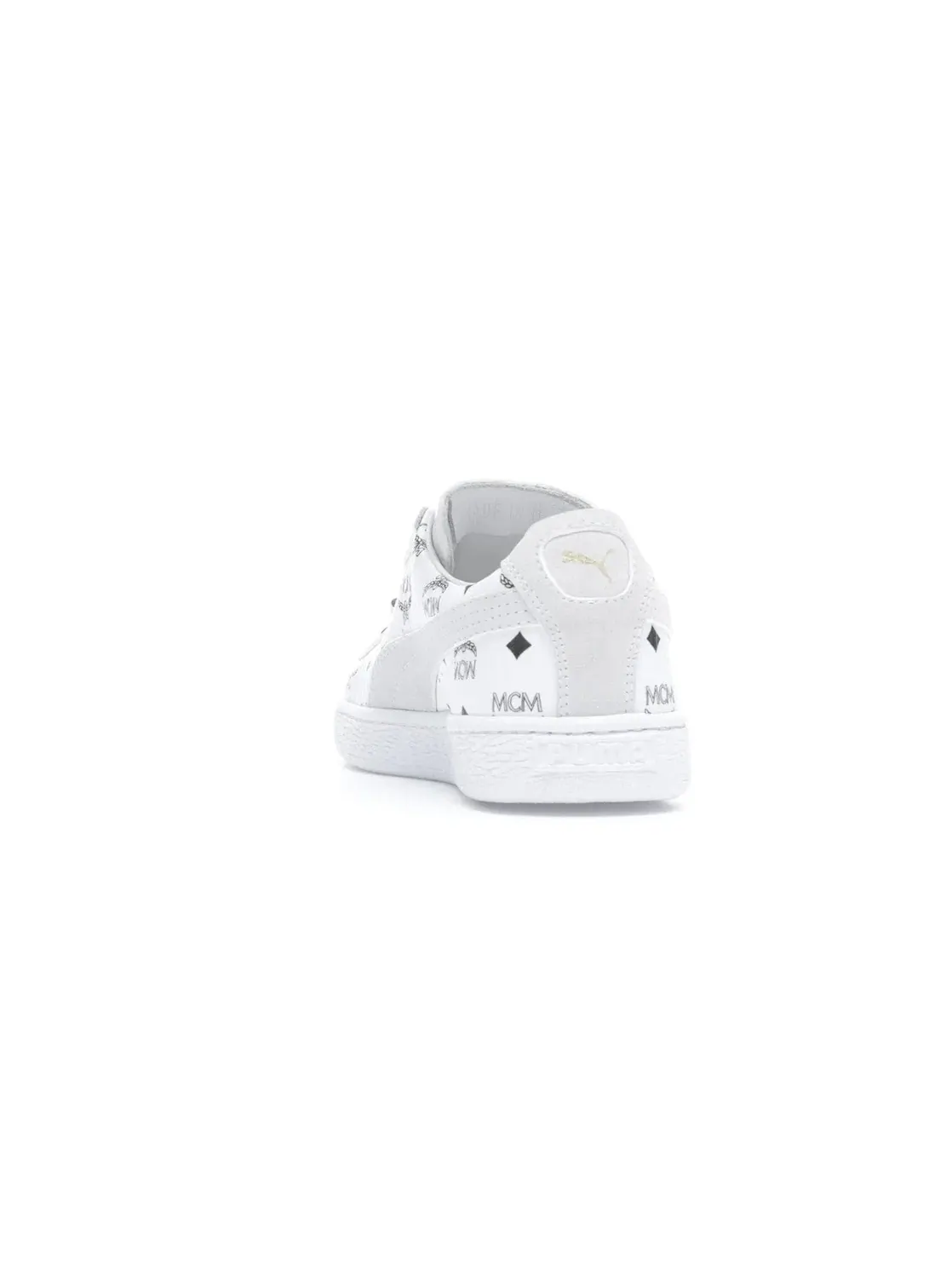 Мужские кроссовки Lifestyle Puma Suede Classic Puma — изображение 4 из 4, белый/черный