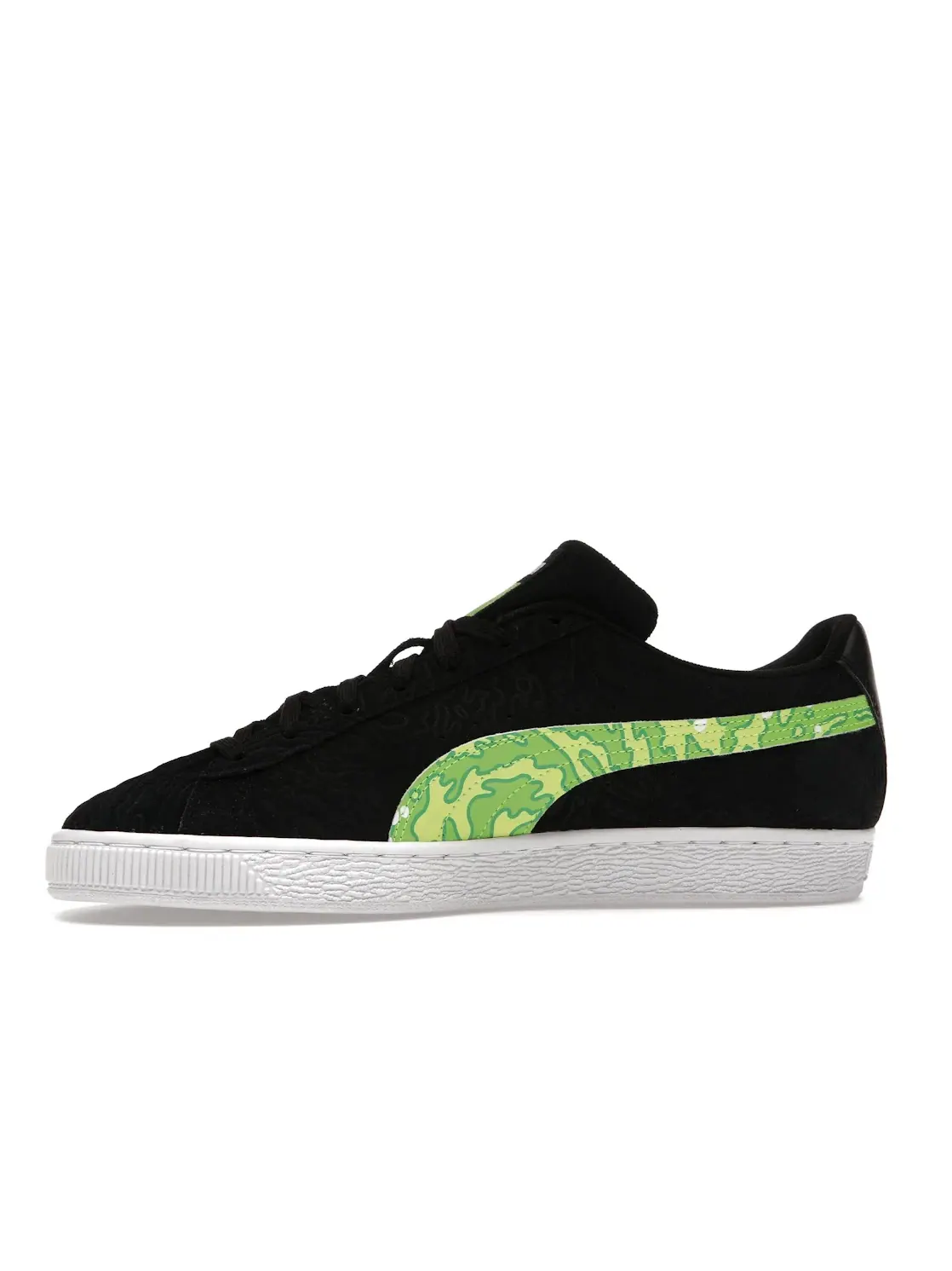 Мужские кроссовки с принтом Puma Suede Classic Puma Puma Black/Jasmine Green — изображение 3 из 4