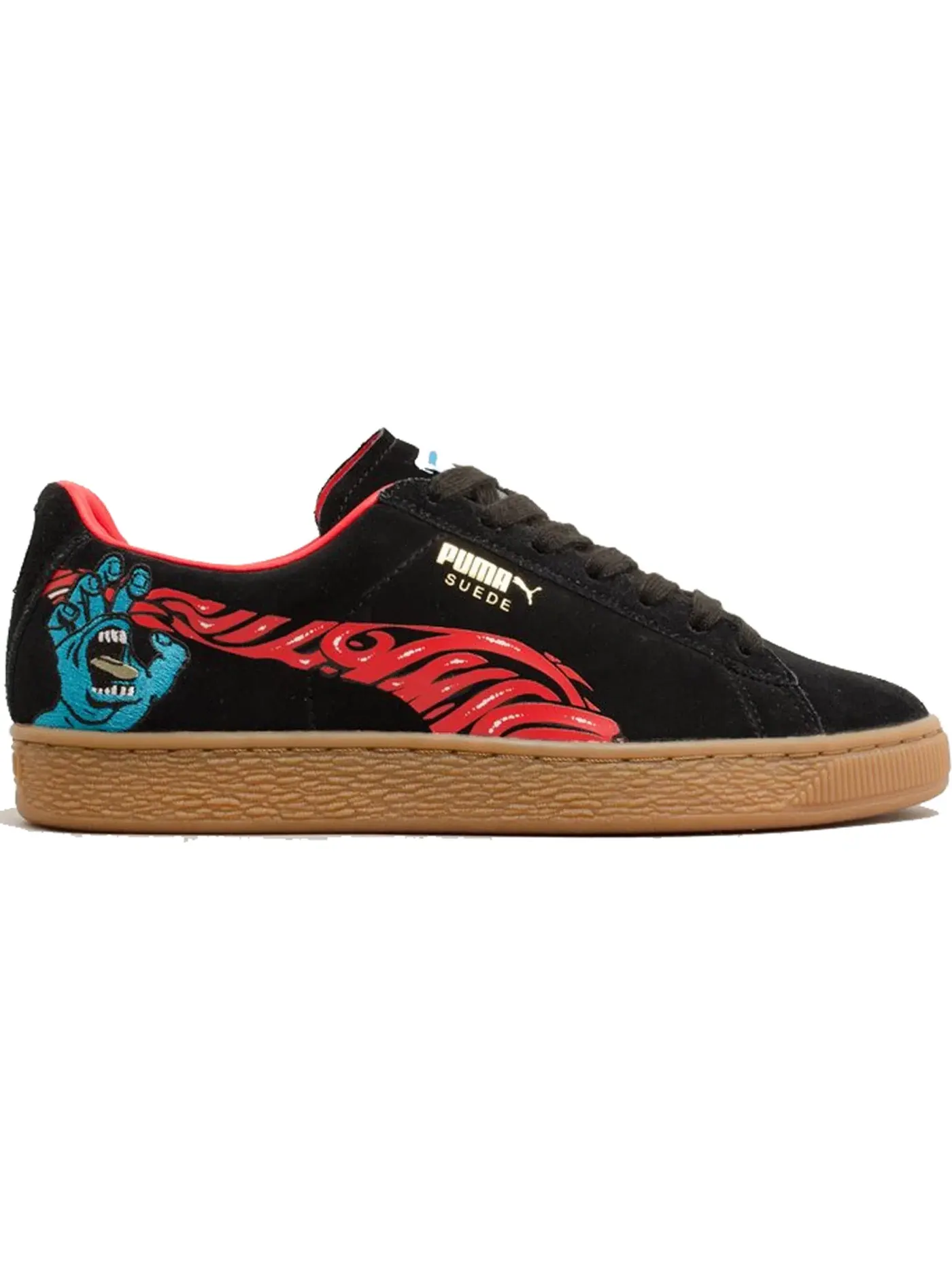 Мужские кроссовки Lifestyle Puma Suede Classic Puma Black/High Risk Red — изображение 1 из 1