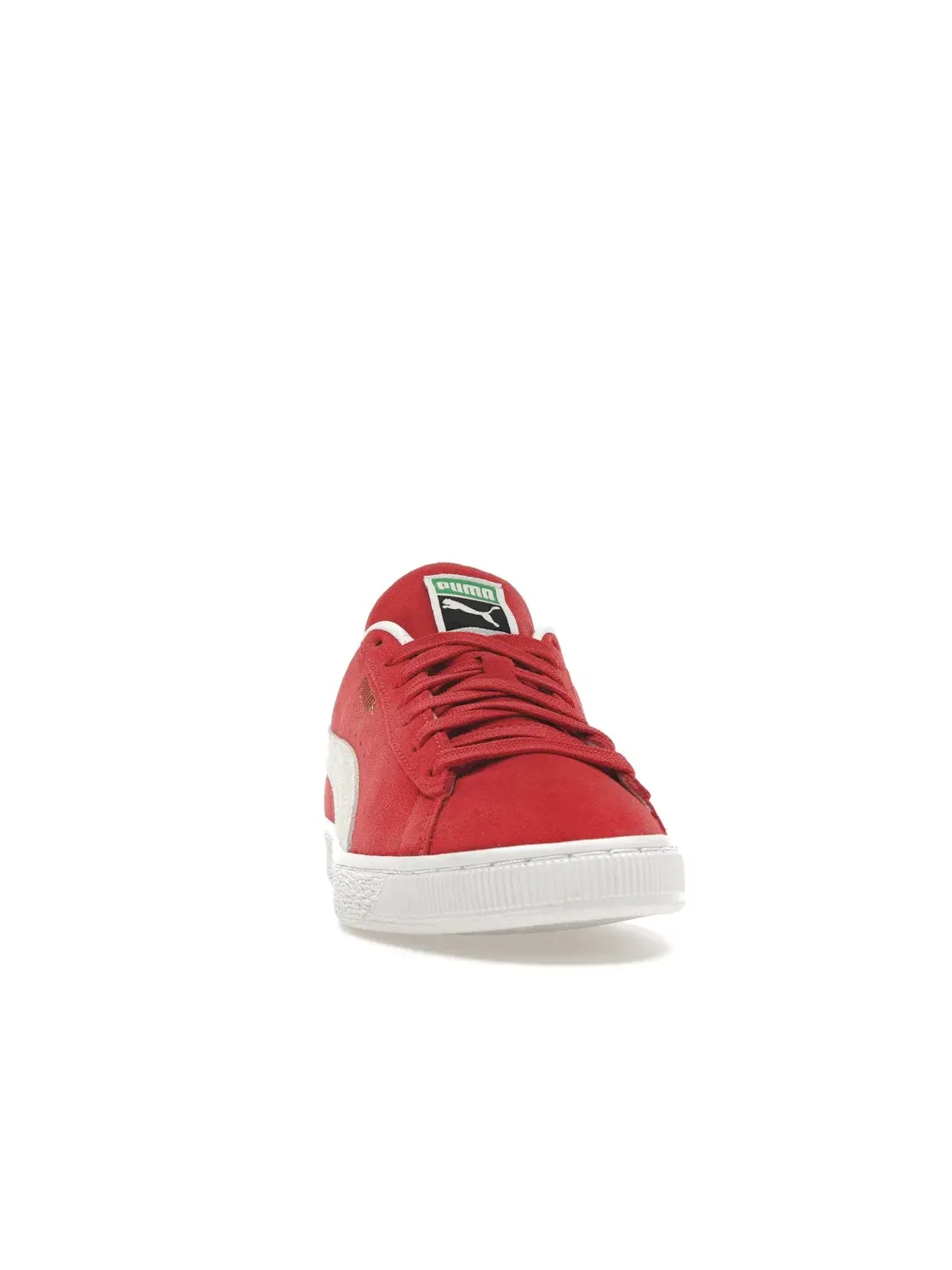 Мужские кроссовки кожаные Puma Suede Classic XXI Puma — изображение 2 из 4, красный-белый