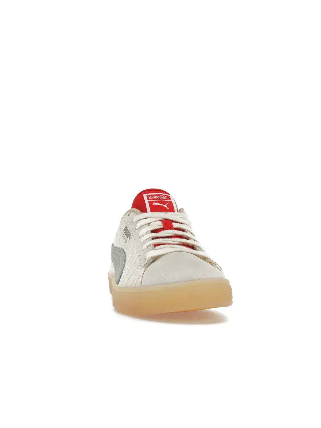 Мужские кроссовки с замшевым верхом Puma Suede Puma — изображение 2 из 4, белый/бежевый/красный