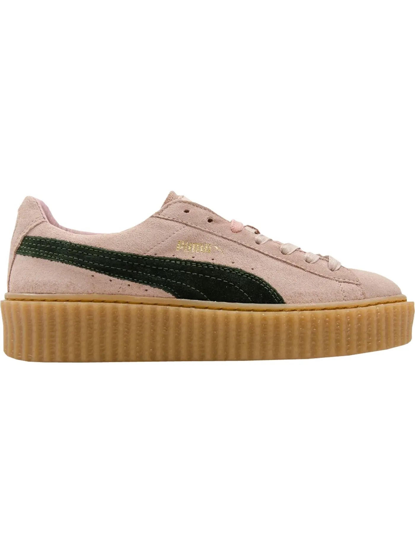 Женские кроссовки на платформе Puma Suede Creeper Puma — изображение 1 из 1, розовый/черный