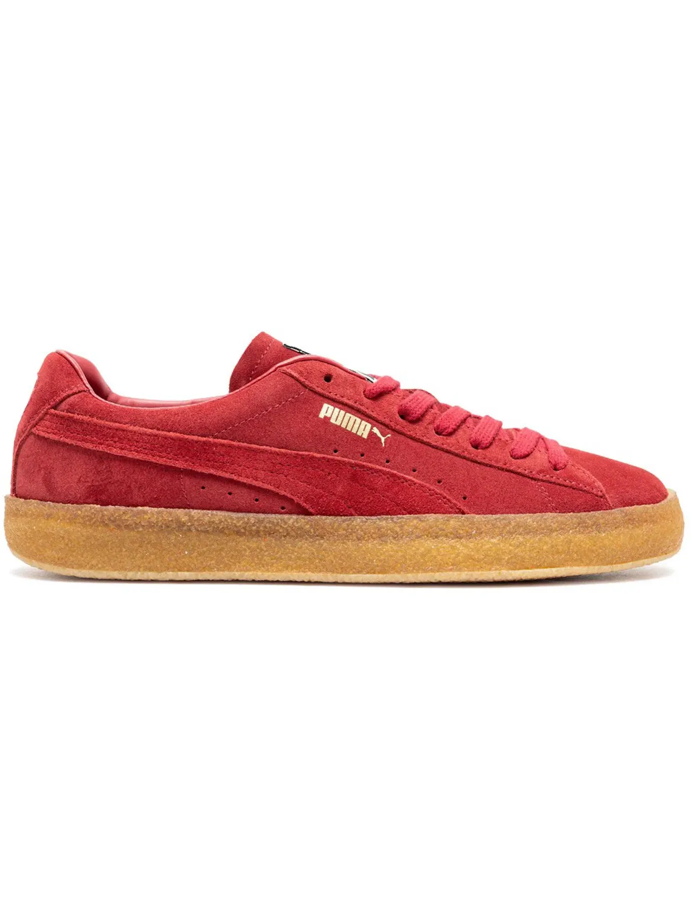 Мужские кроссовки на платформе Puma Suede Crepe Puma — изображение 1 из 1, красный