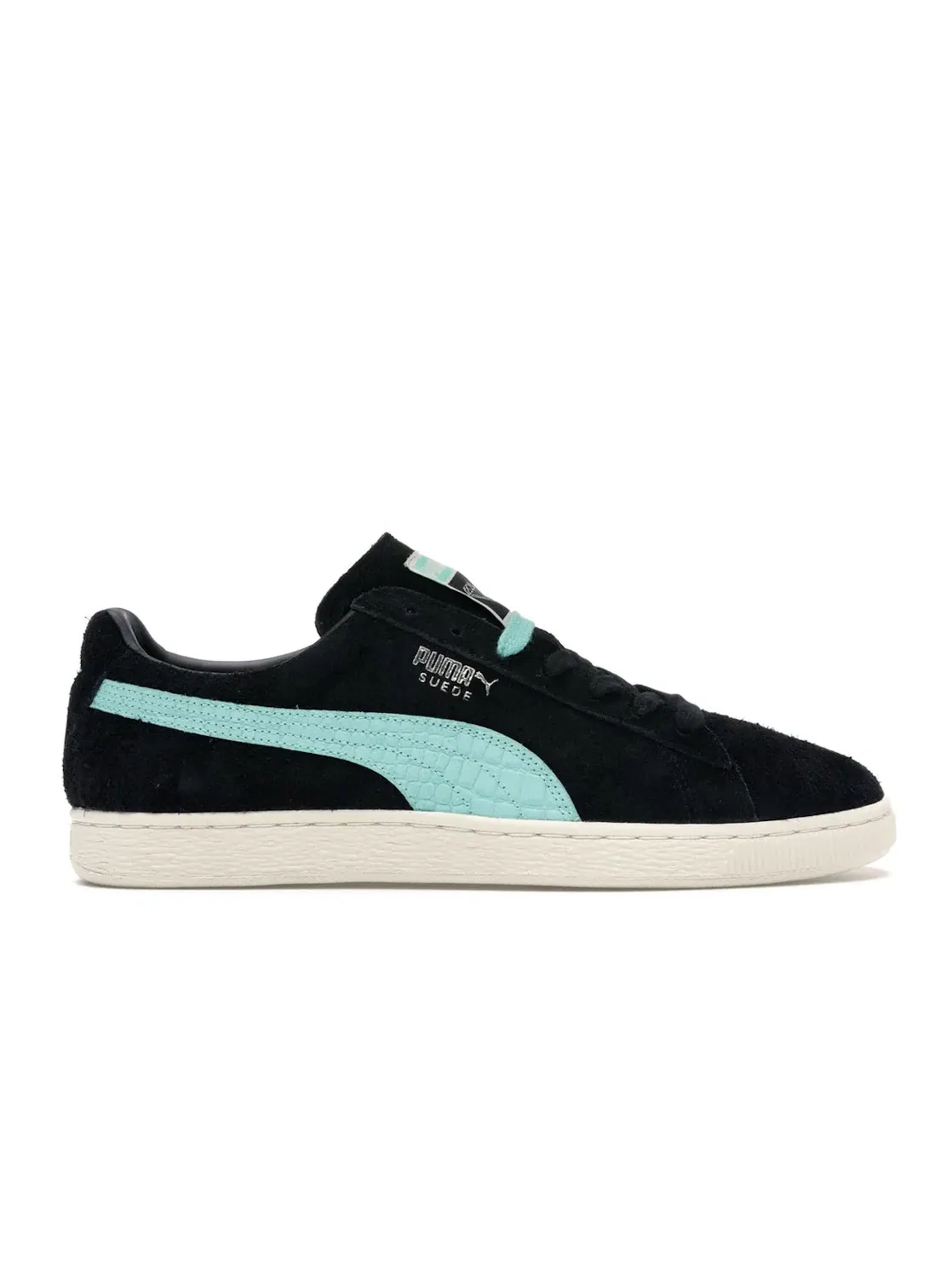 Мужские кроссовки Lifestyle с замшевым верхом Puma Suede Puma Puma Black/Diamond Blue — изображение 1 из 4