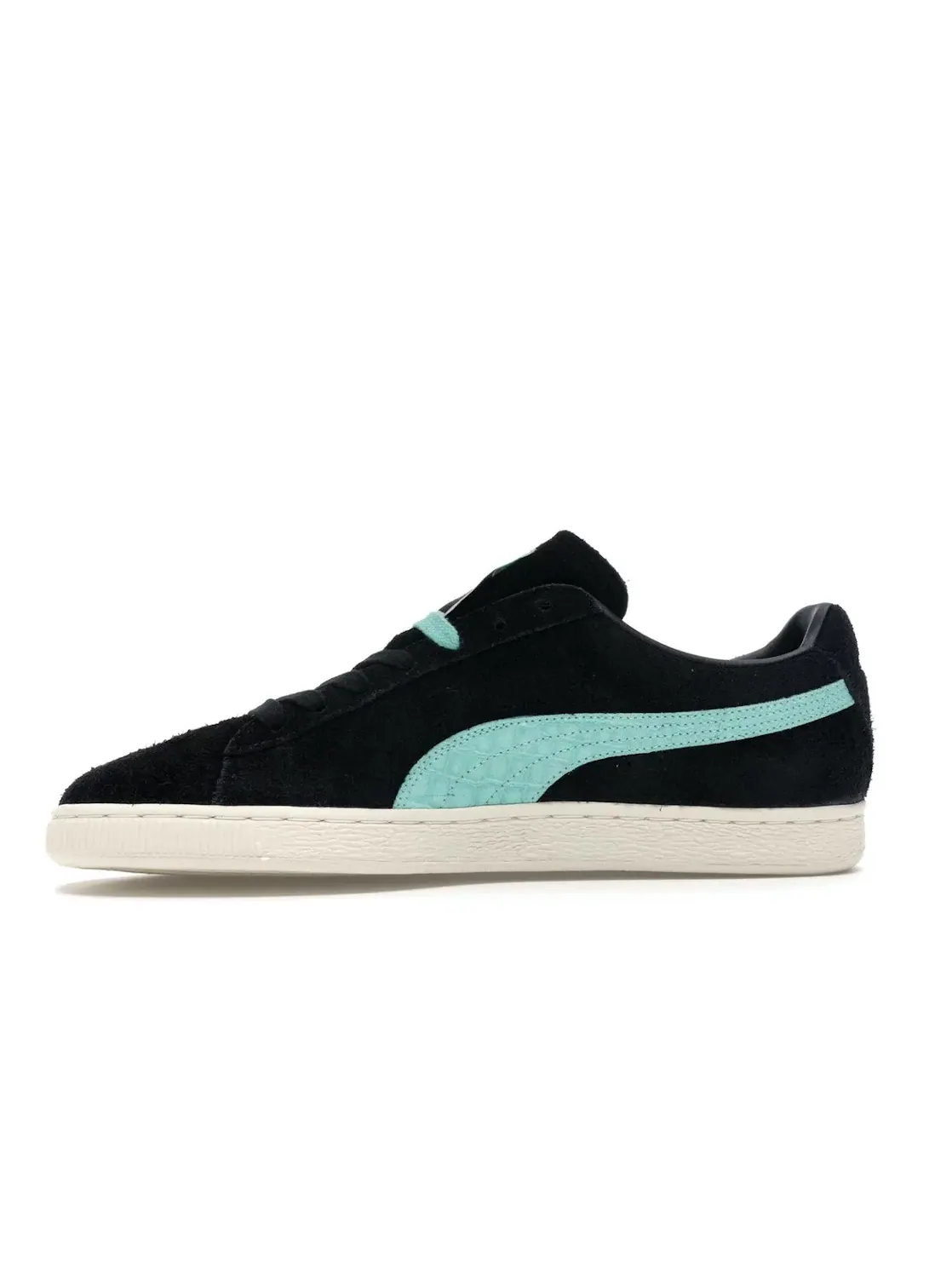 Мужские кроссовки Lifestyle с замшевым верхом Puma Suede Puma Puma Black/Diamond Blue — изображение 3 из 4
