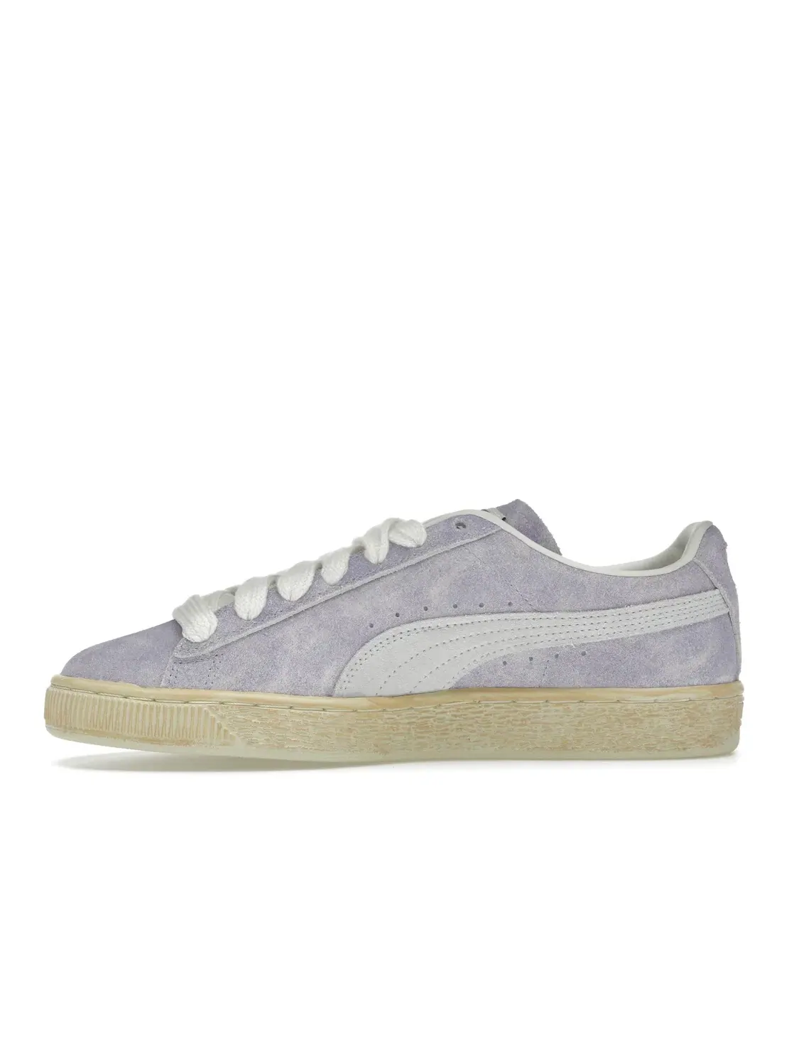 Мужские кроссовки на шнуровке Puma Suede — изображение 3 из 4, слоновая кость