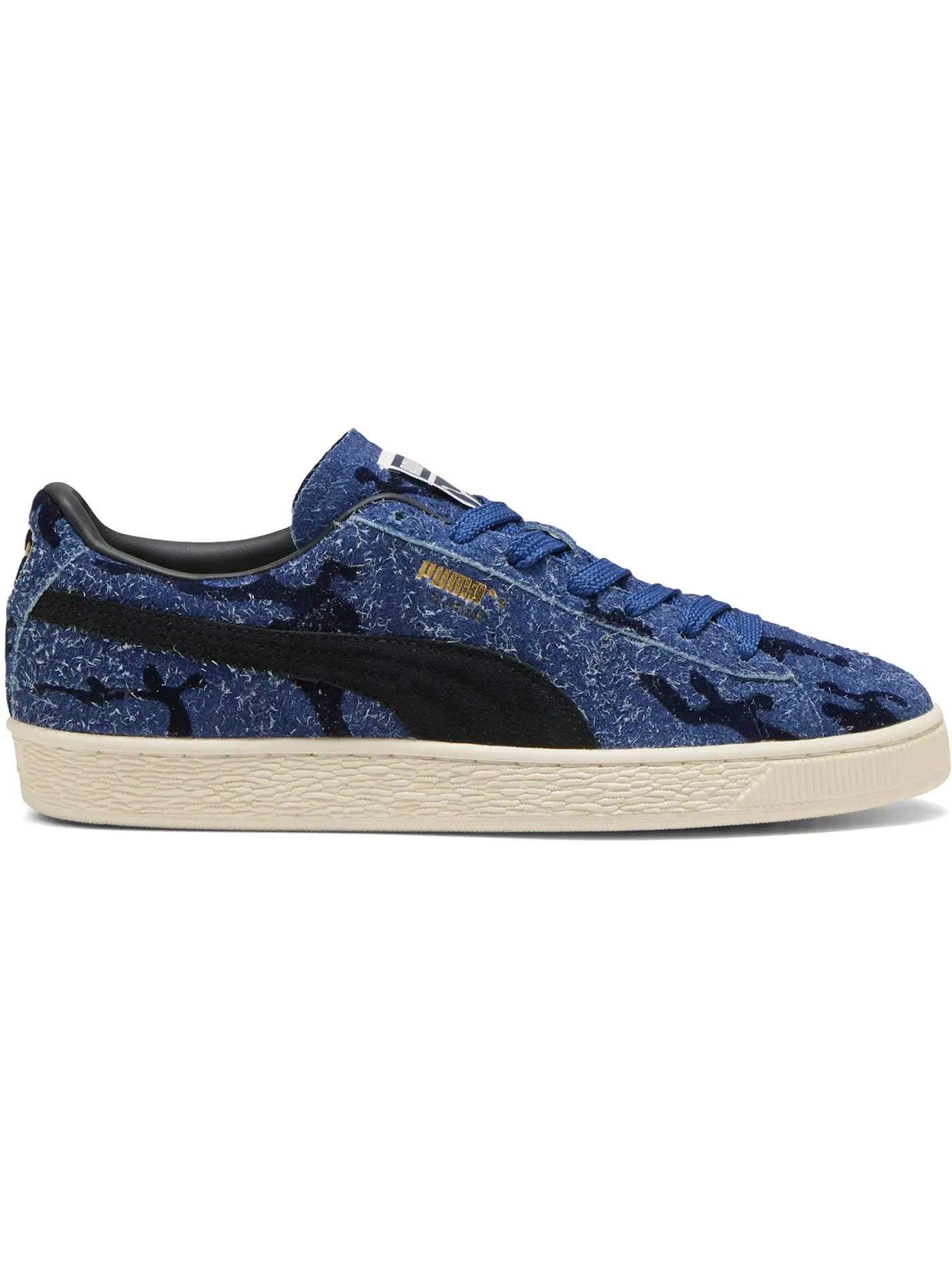 Мужские кроссовки Lifestyle Puma Suede Flock Puma — изображение 1 из 1, синий темно-синий